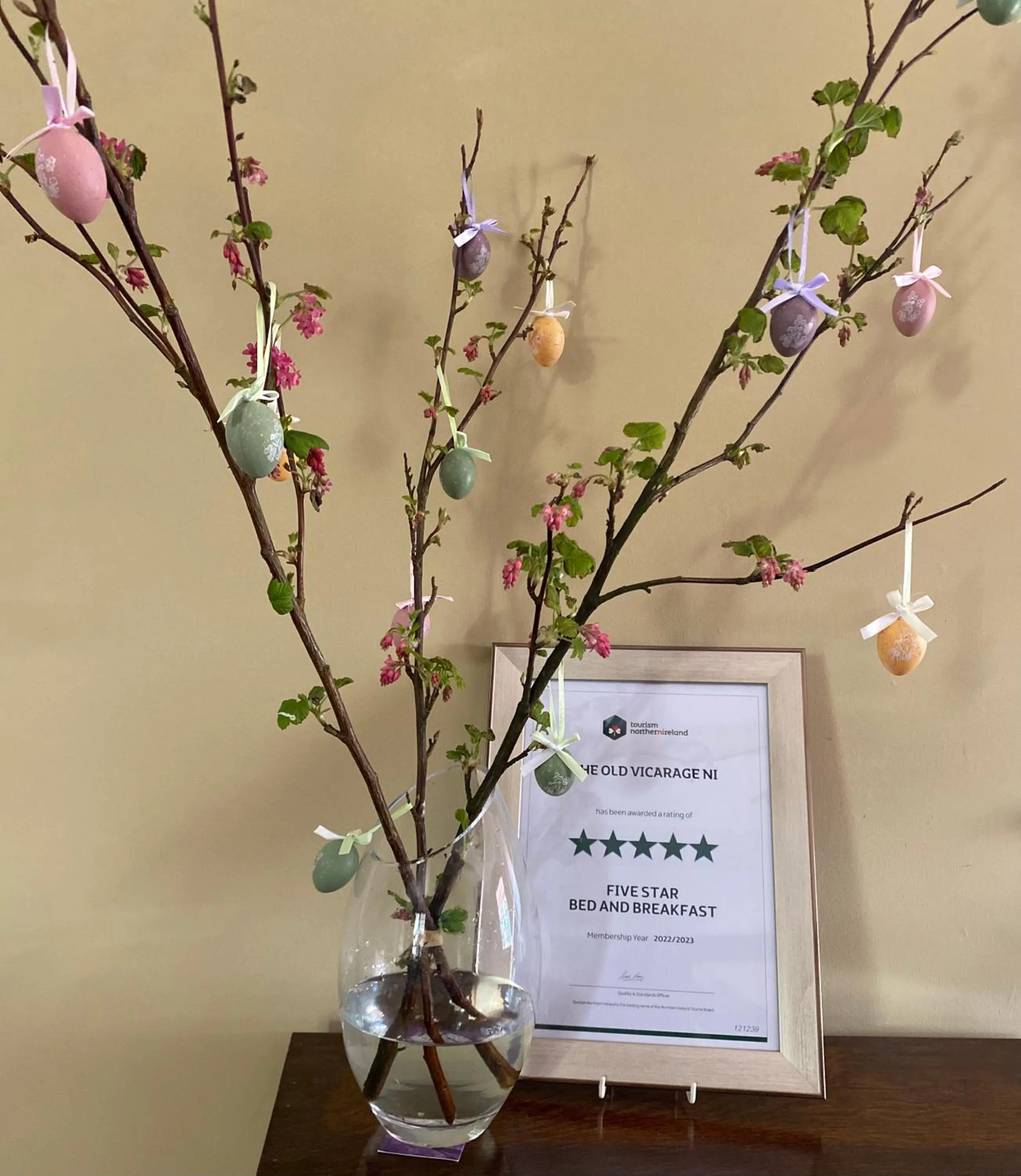 Spring in The Old Vicarage NI B&B