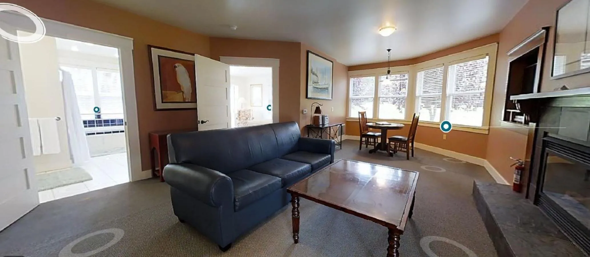 Living room in Little River Inn
