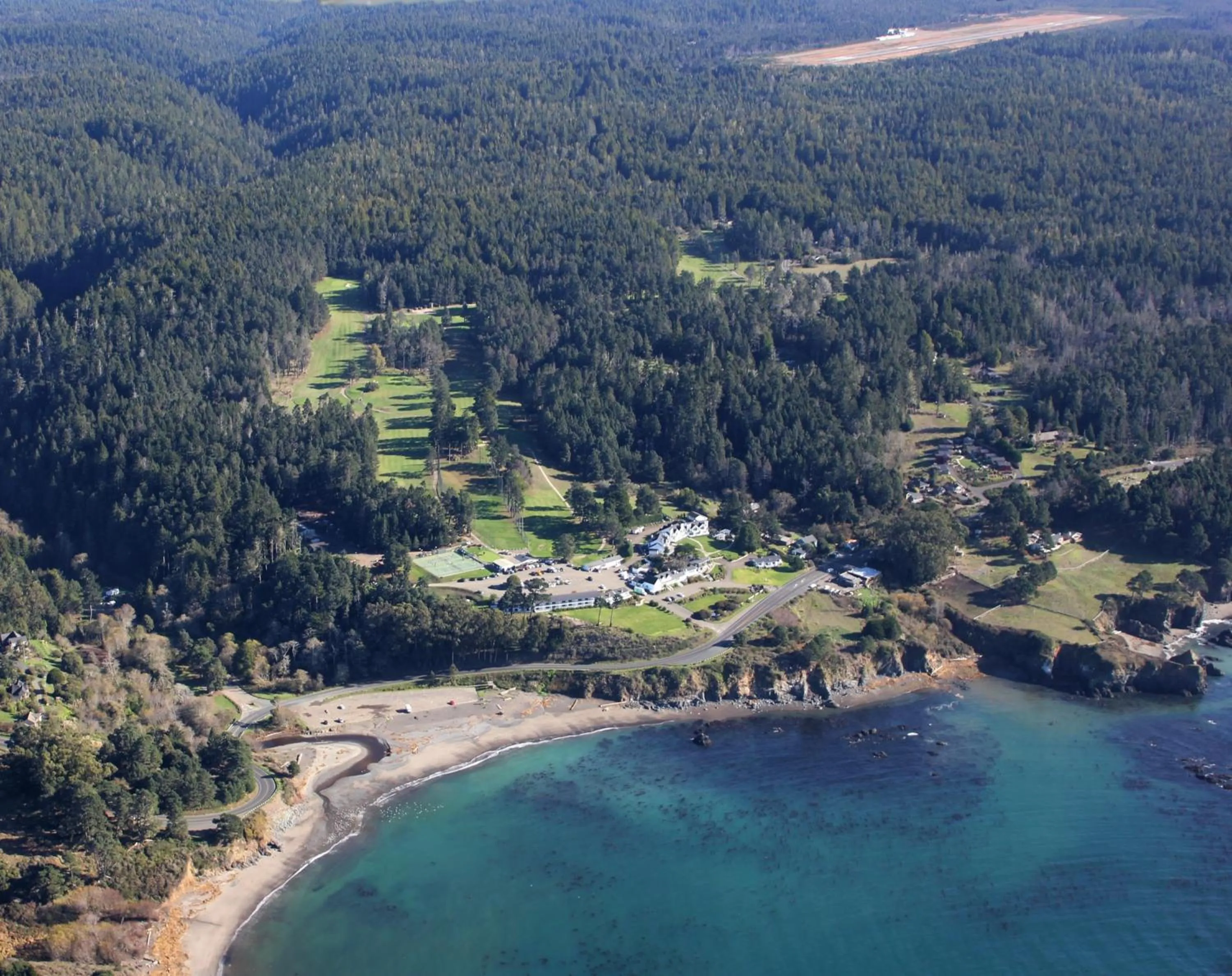 Bird's eye view in Little River Inn