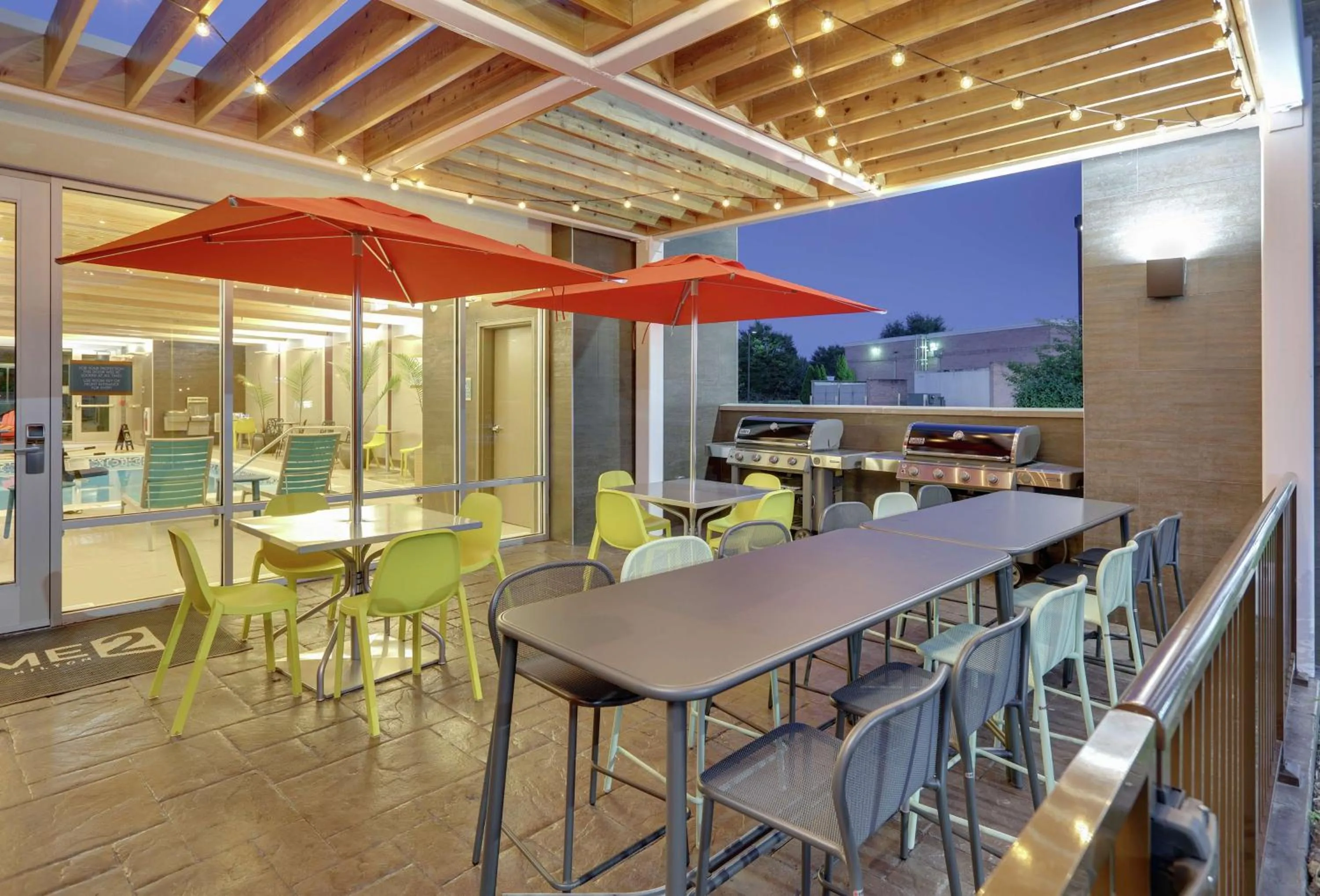 Patio in Home2 Suites By Hilton Hagerstown