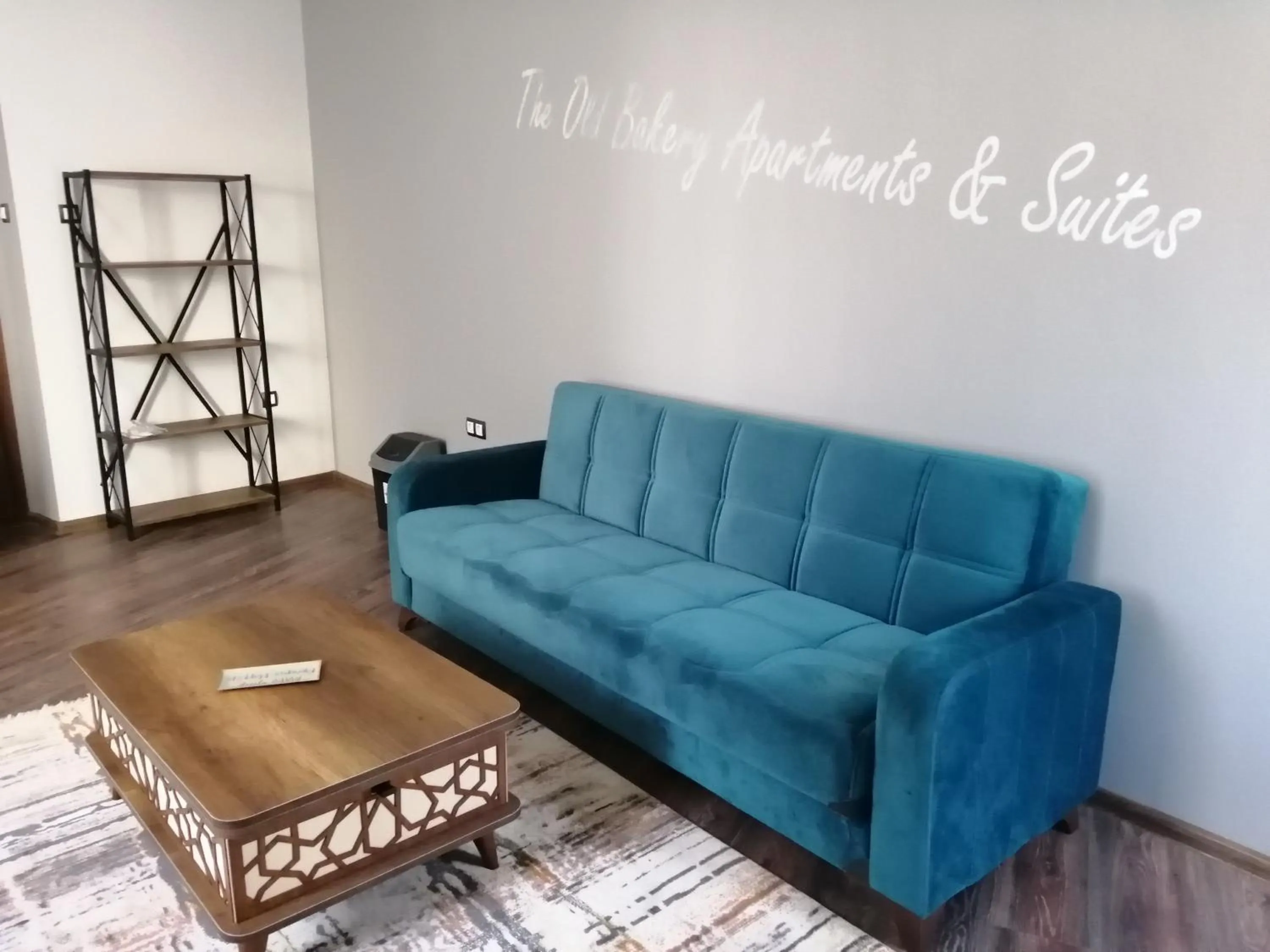 Seating area in The old Bakery Apartments
