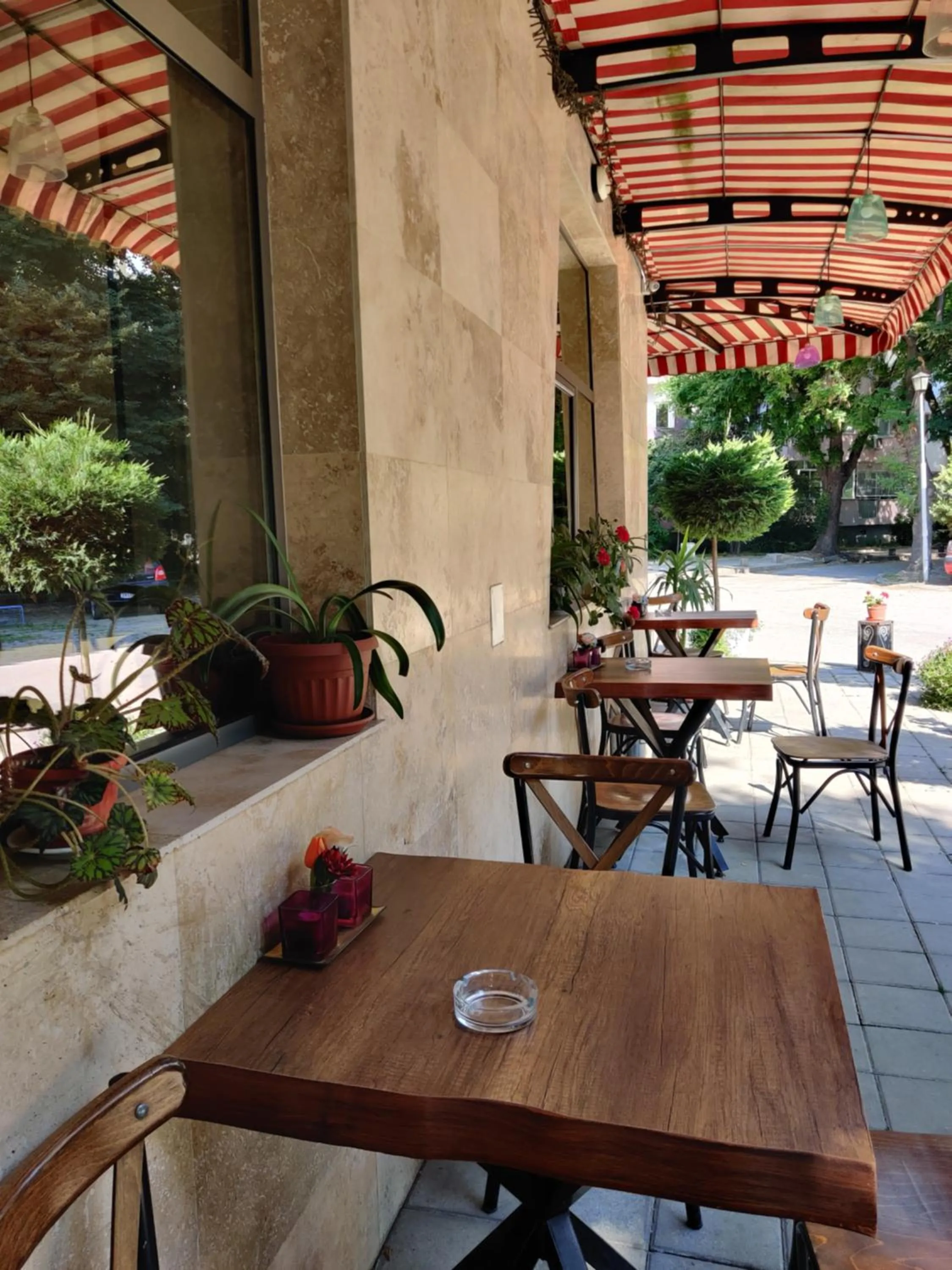 Seating area in The old Bakery Apartments