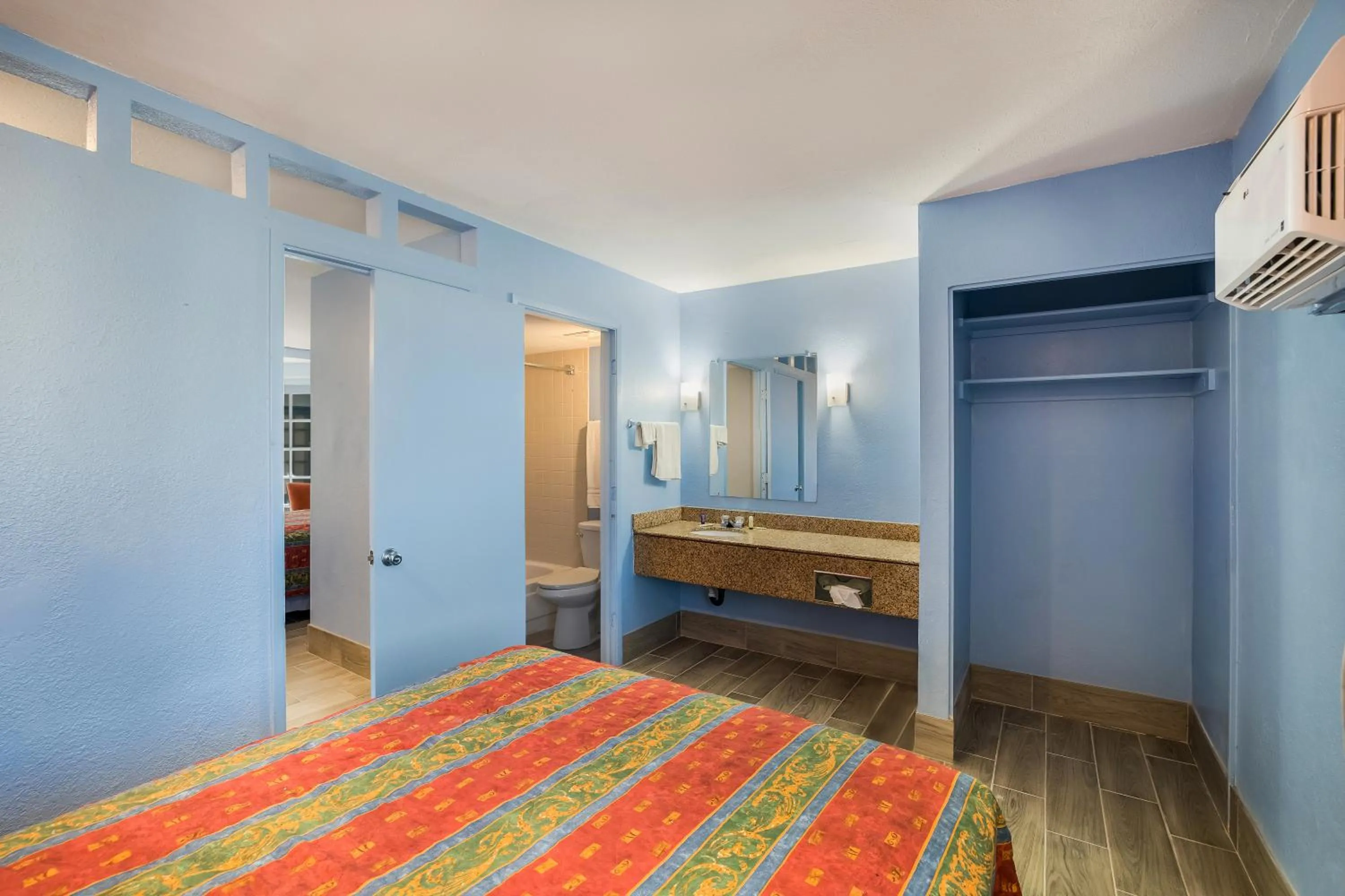 TV/Entertainment Center in Knights Inn Tucson D.M.A.F Area