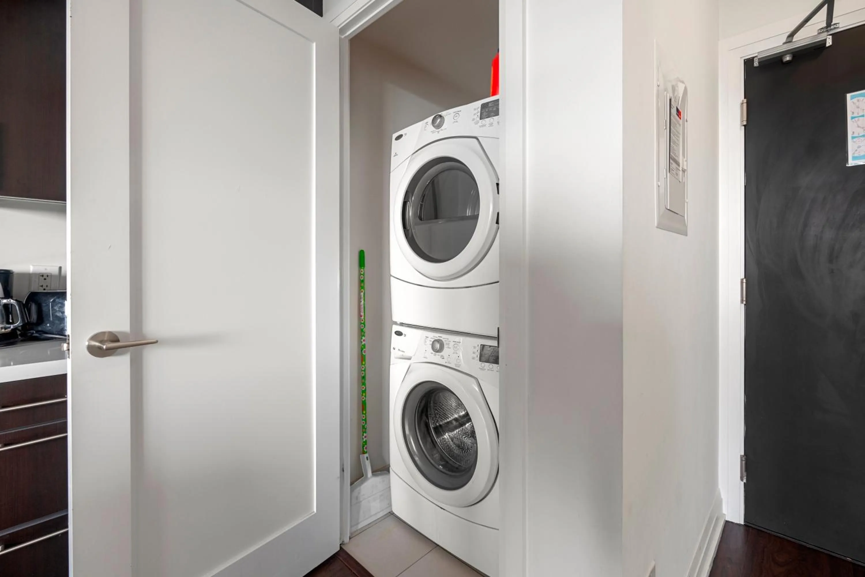 washing machine in GLOBALSTAY Modern Apartments in North York Skyscraper