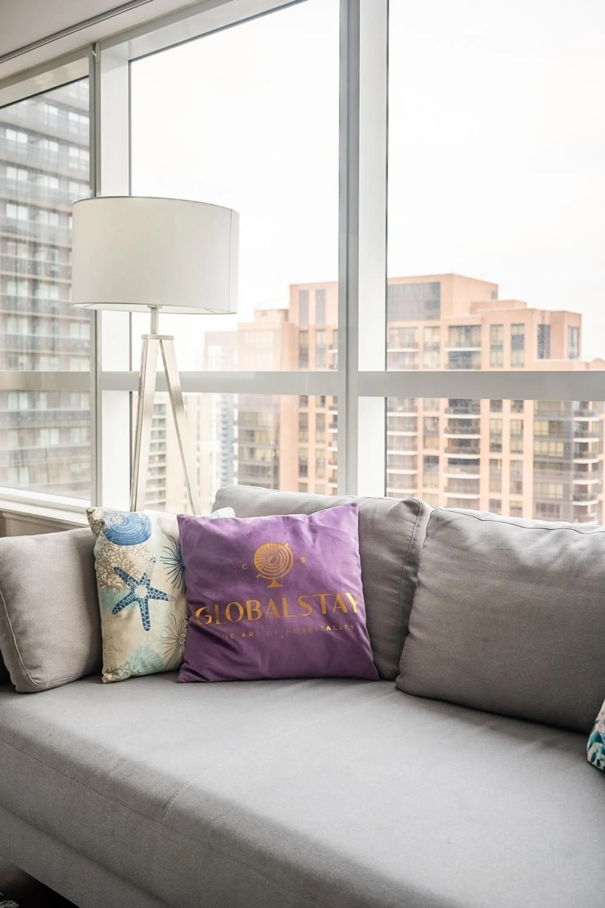 Living room in GLOBALSTAY Modern Apartments in North York Skyscraper