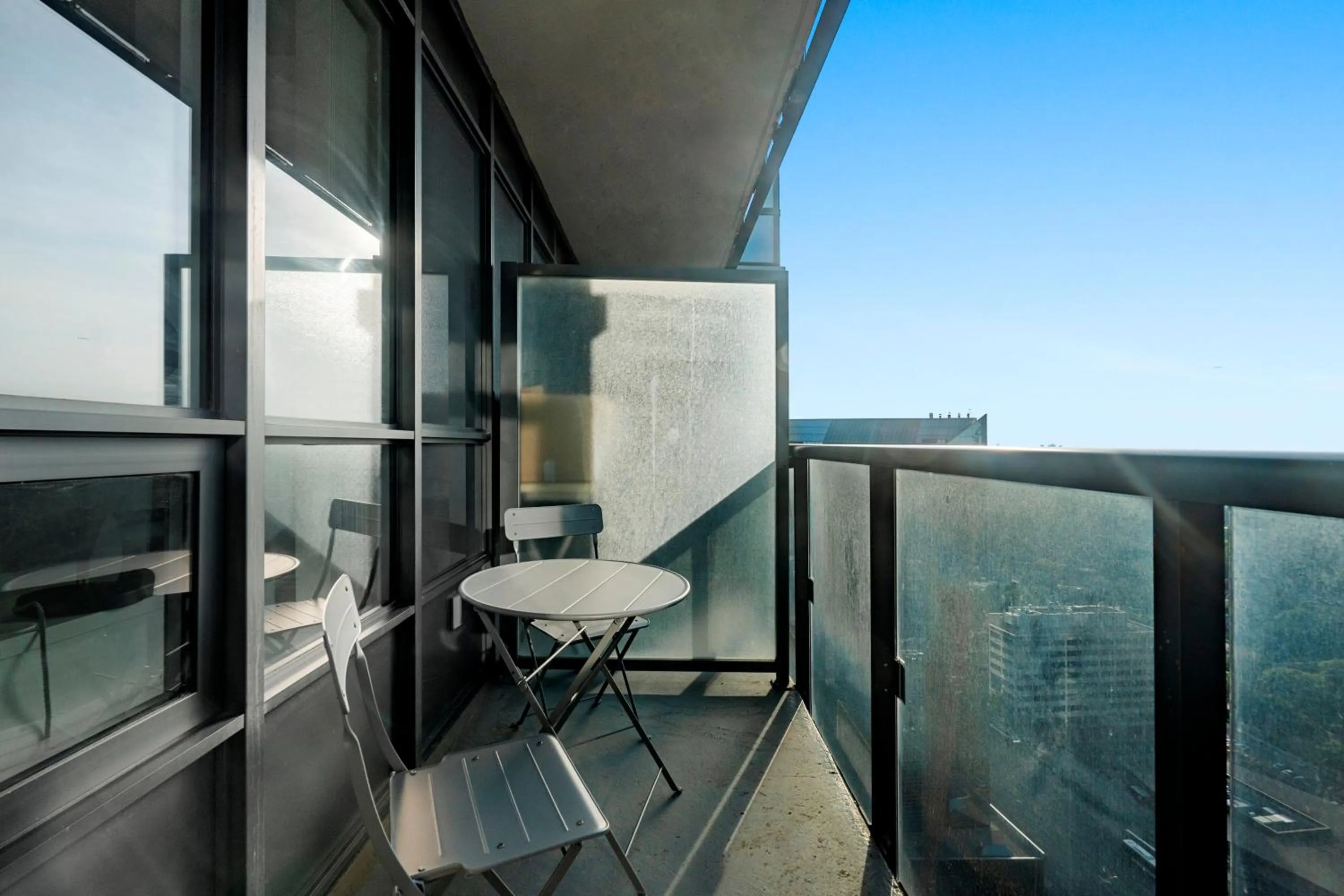Balcony/Terrace in GLOBALSTAY Modern Apartments in North York Skyscraper