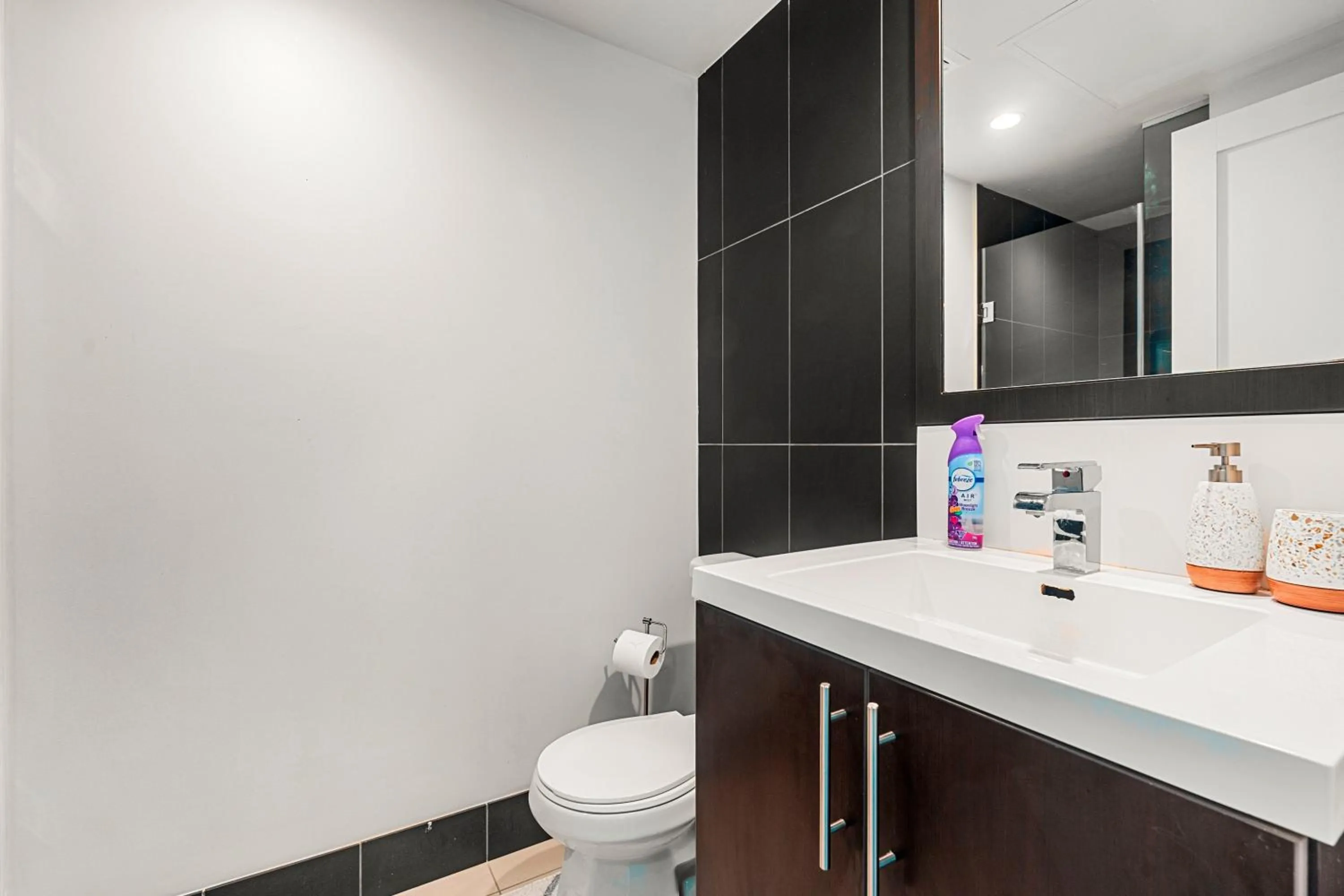 Toilet in GLOBALSTAY Modern Apartments in North York Skyscraper