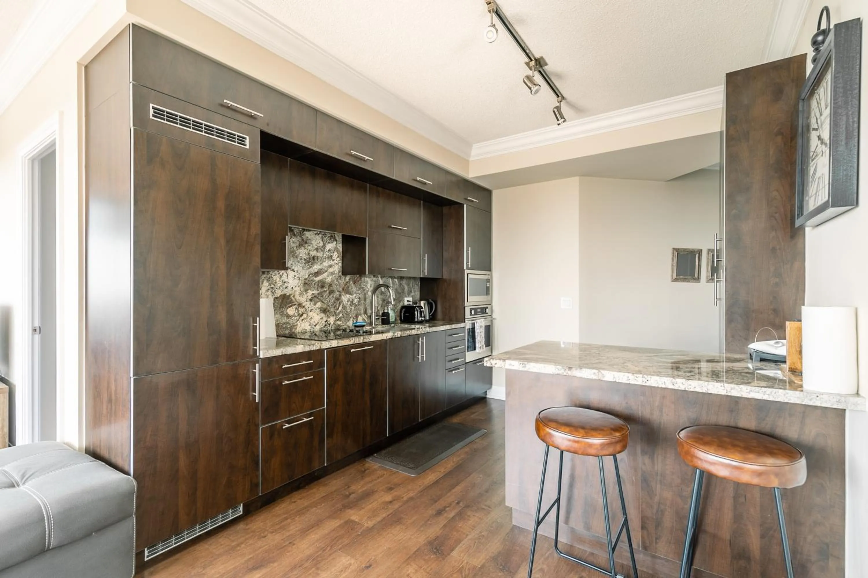 Kitchen or kitchenette in GLOBALSTAY Modern Apartments in North York Skyscraper