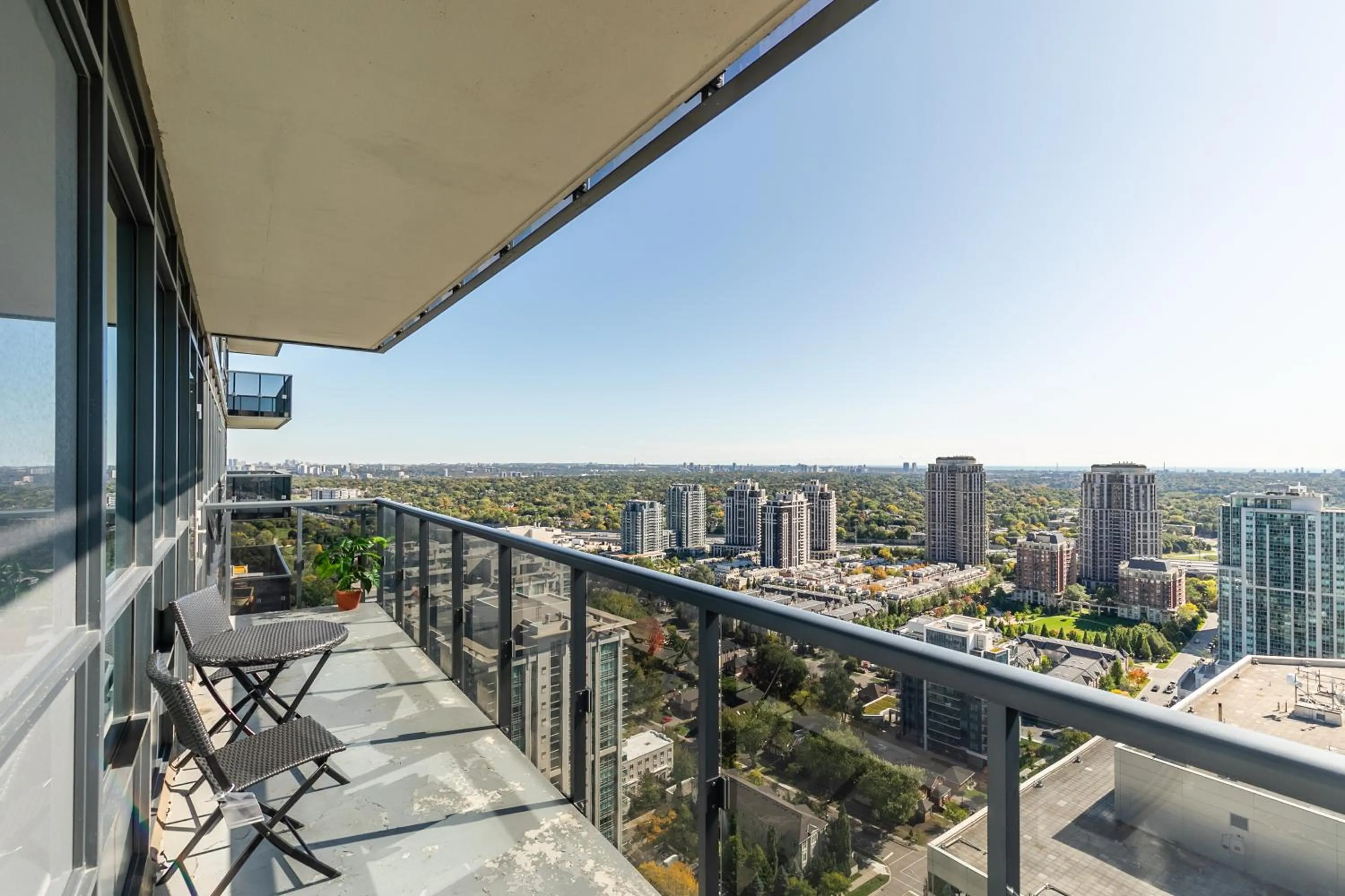 Balcony/Terrace in GLOBALSTAY Modern Apartments in North York Skyscraper