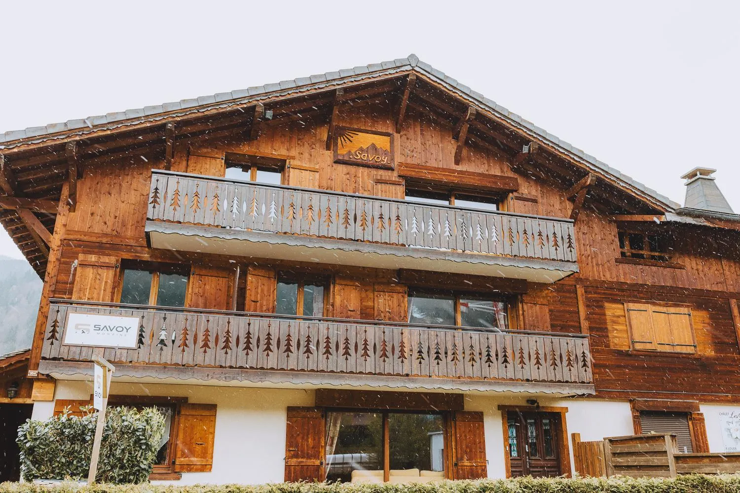 Property building in Savoy Morzine