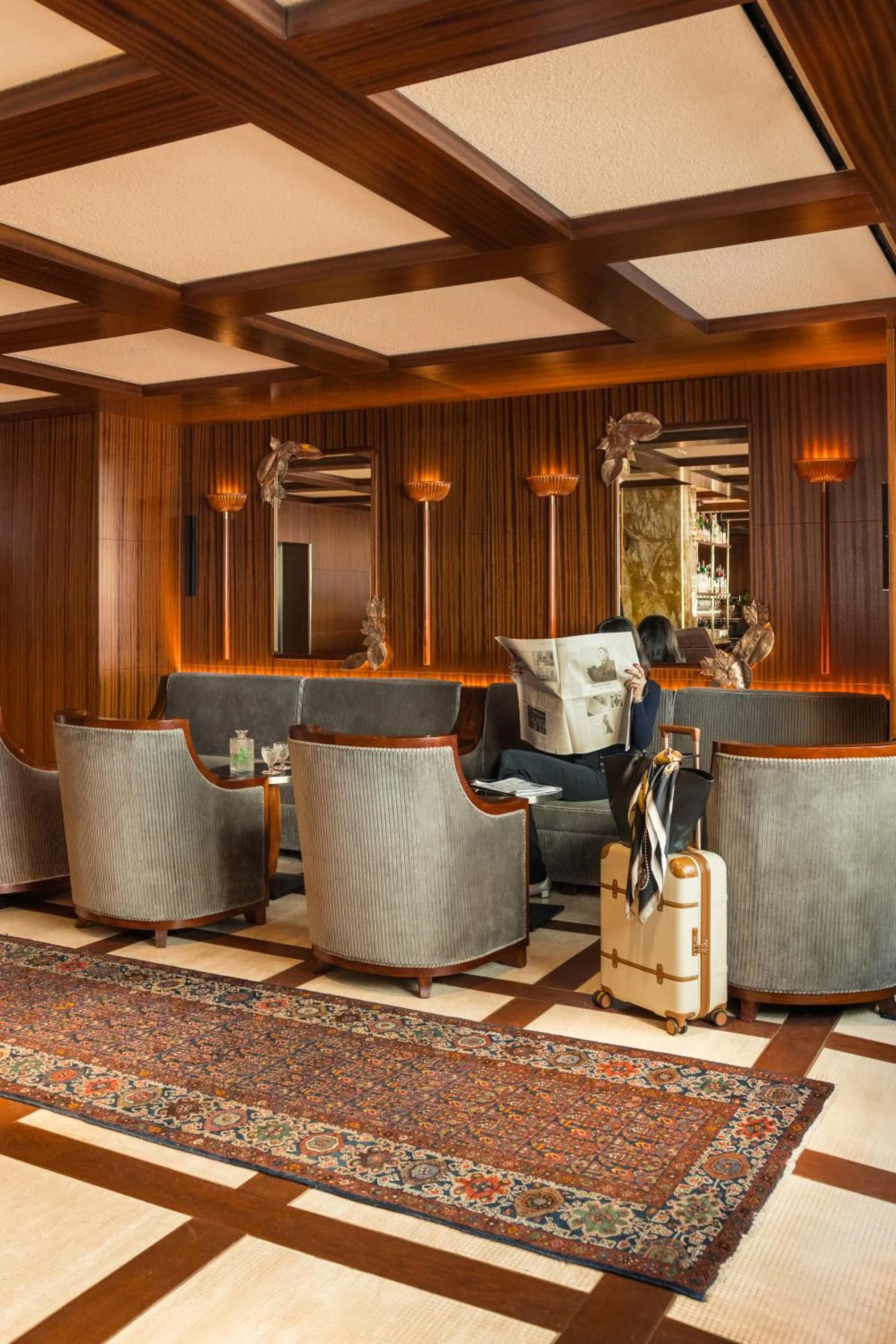 Lobby or reception in Hôtel Des Grands Voyageurs