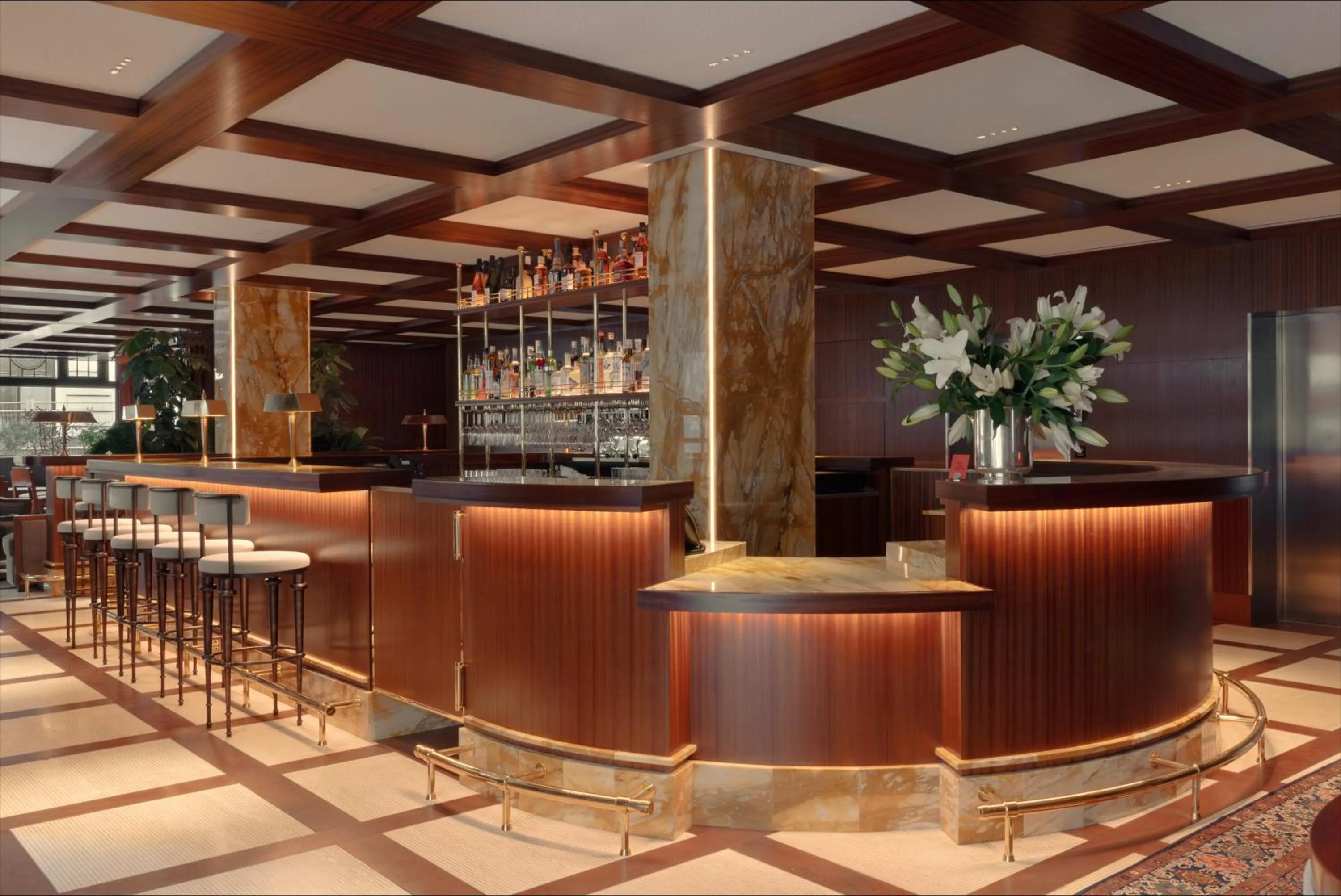 Lobby or reception in Hôtel Des Grands Voyageurs