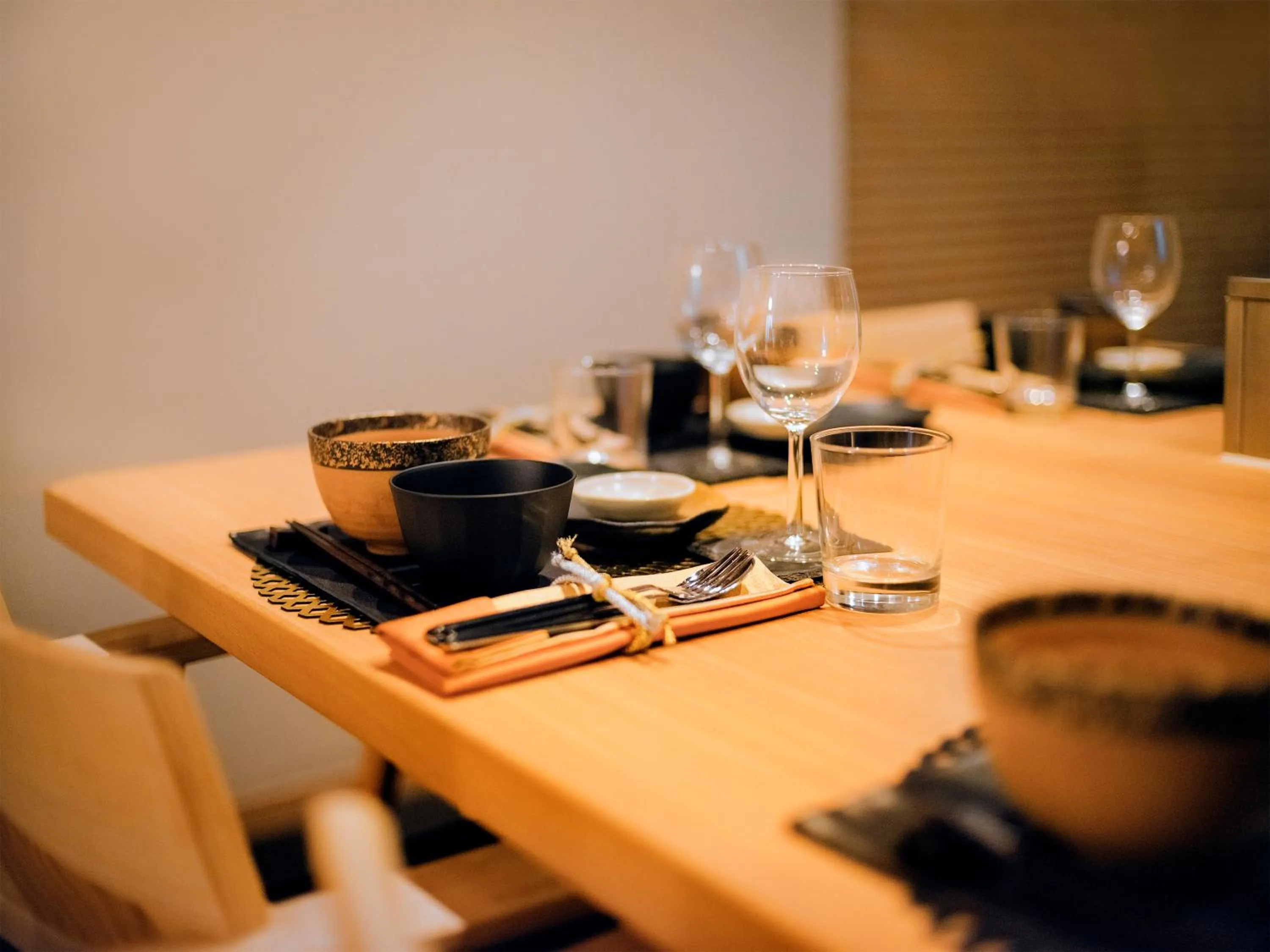 Dining area in SAMURAI HOUSE Ⅱ