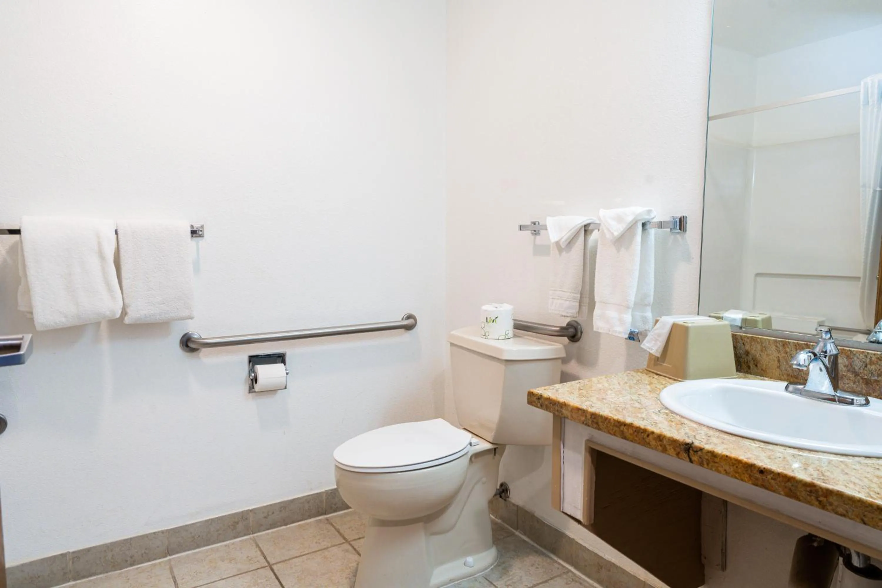 Bathroom in Super 8 by Wyndham Grants