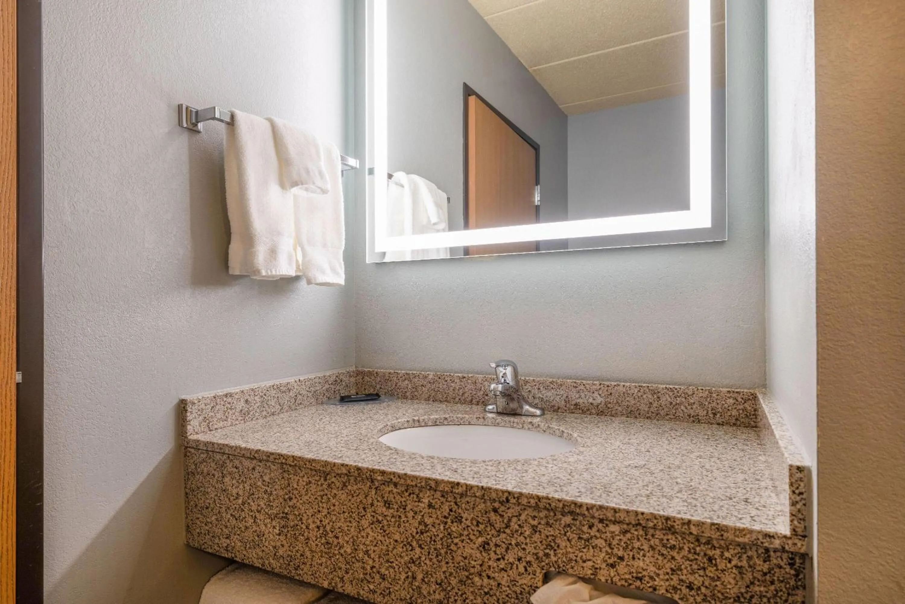 Bathroom in AmericInn by Wyndham Chamberlain Conference Center
