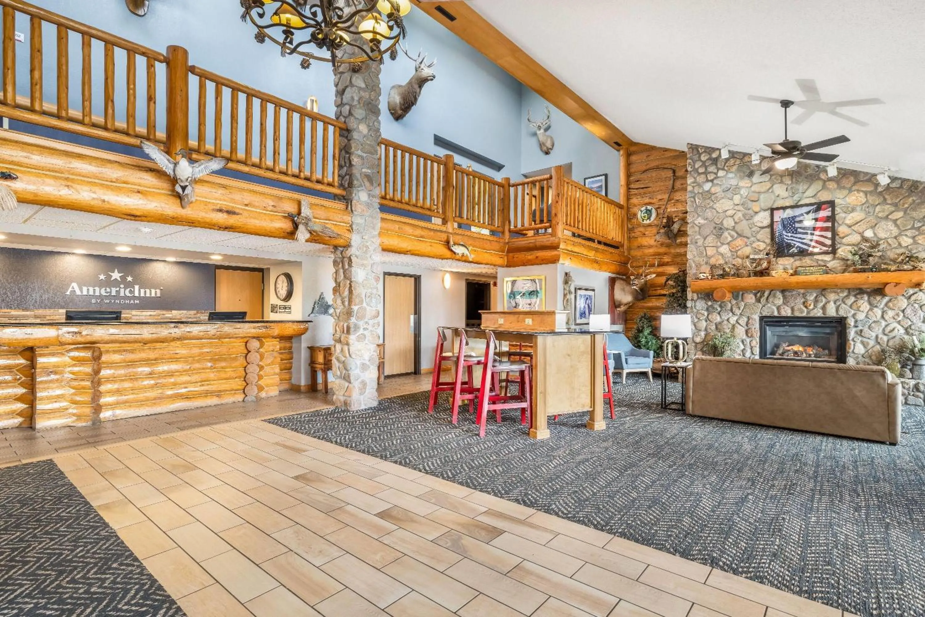 Lobby or reception in AmericInn by Wyndham Chamberlain Conference Center