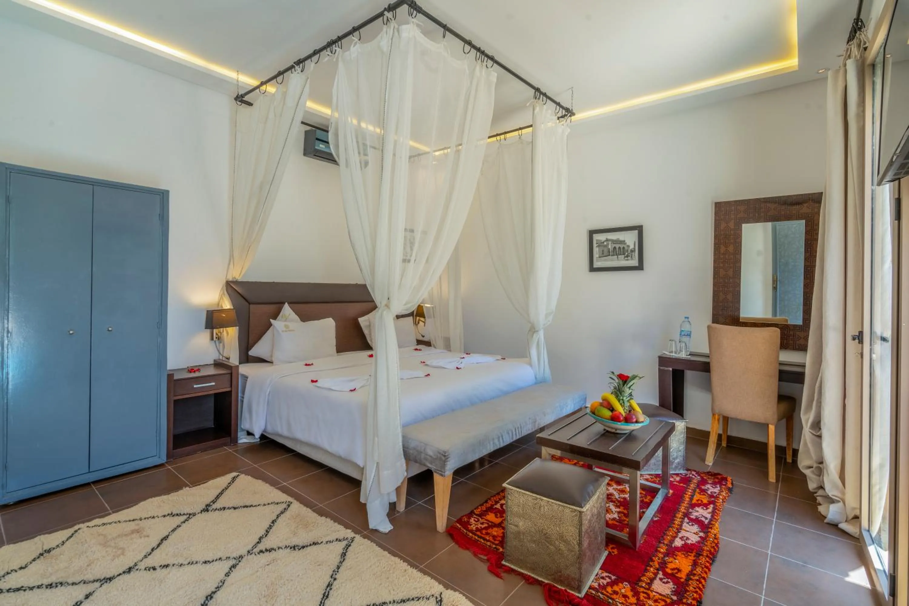 Bed in Taj Atlas Wellness Boutique Hôtel & Spa