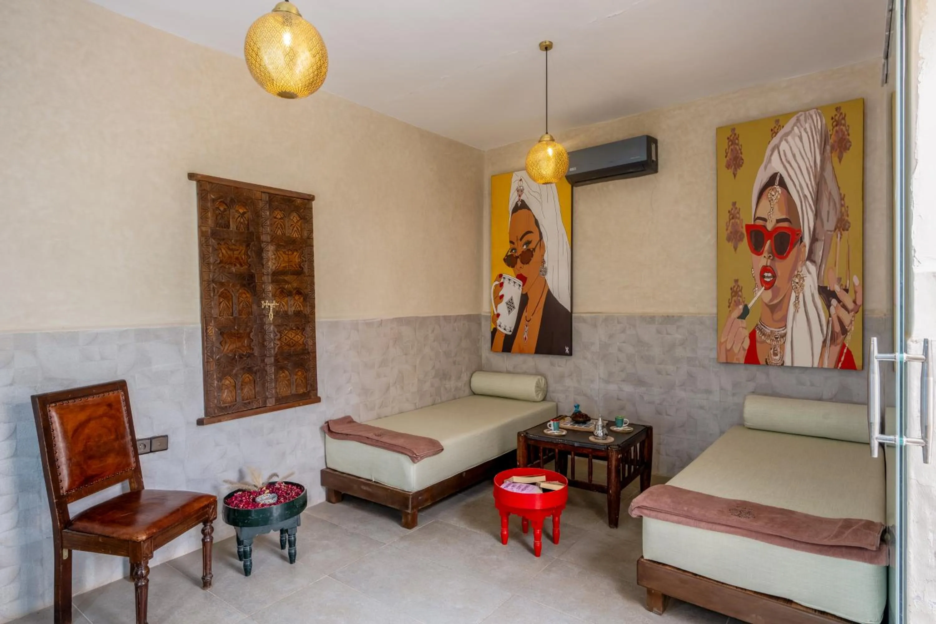 Spa and wellness centre/facilities, Bed in Taj Atlas Wellness Boutique Hôtel & Spa