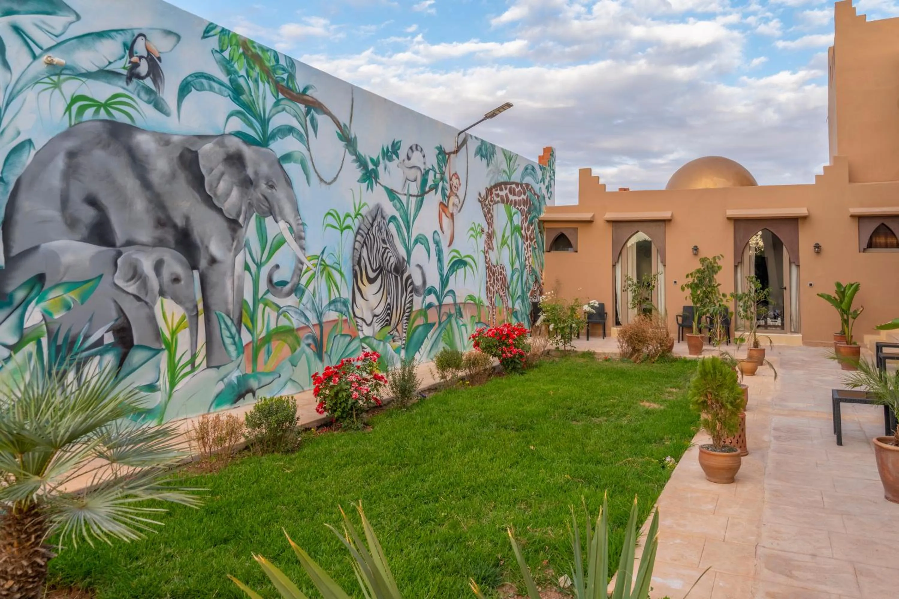 Garden in Taj Atlas Wellness Boutique Hôtel & Spa