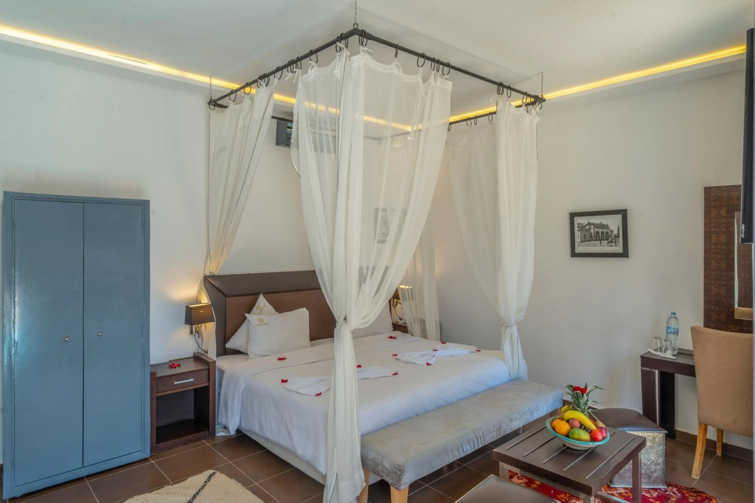 Bed in Taj Atlas Wellness Boutique Hôtel & Spa