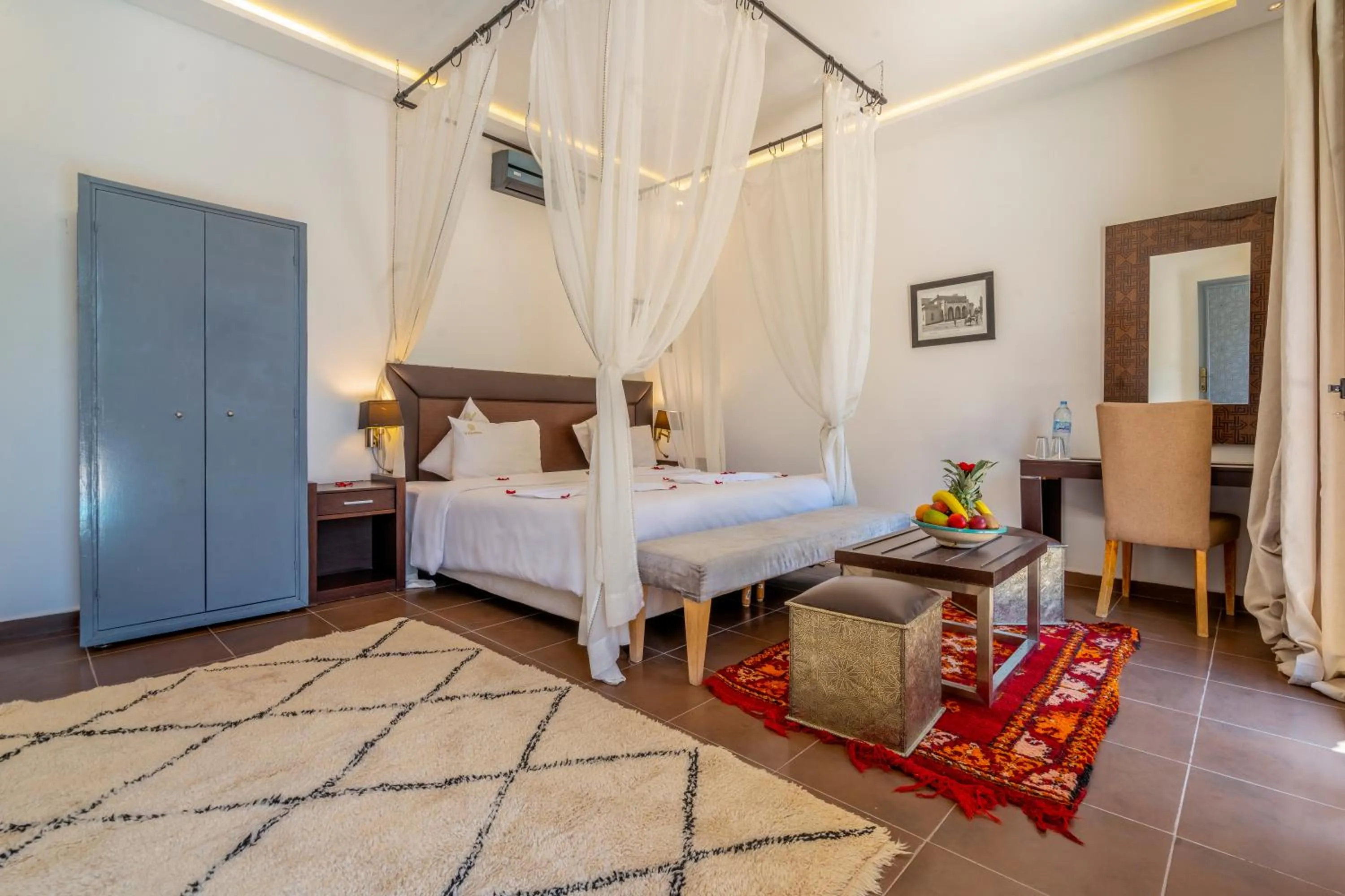 Bed in Taj Atlas Wellness Boutique Hôtel & Spa