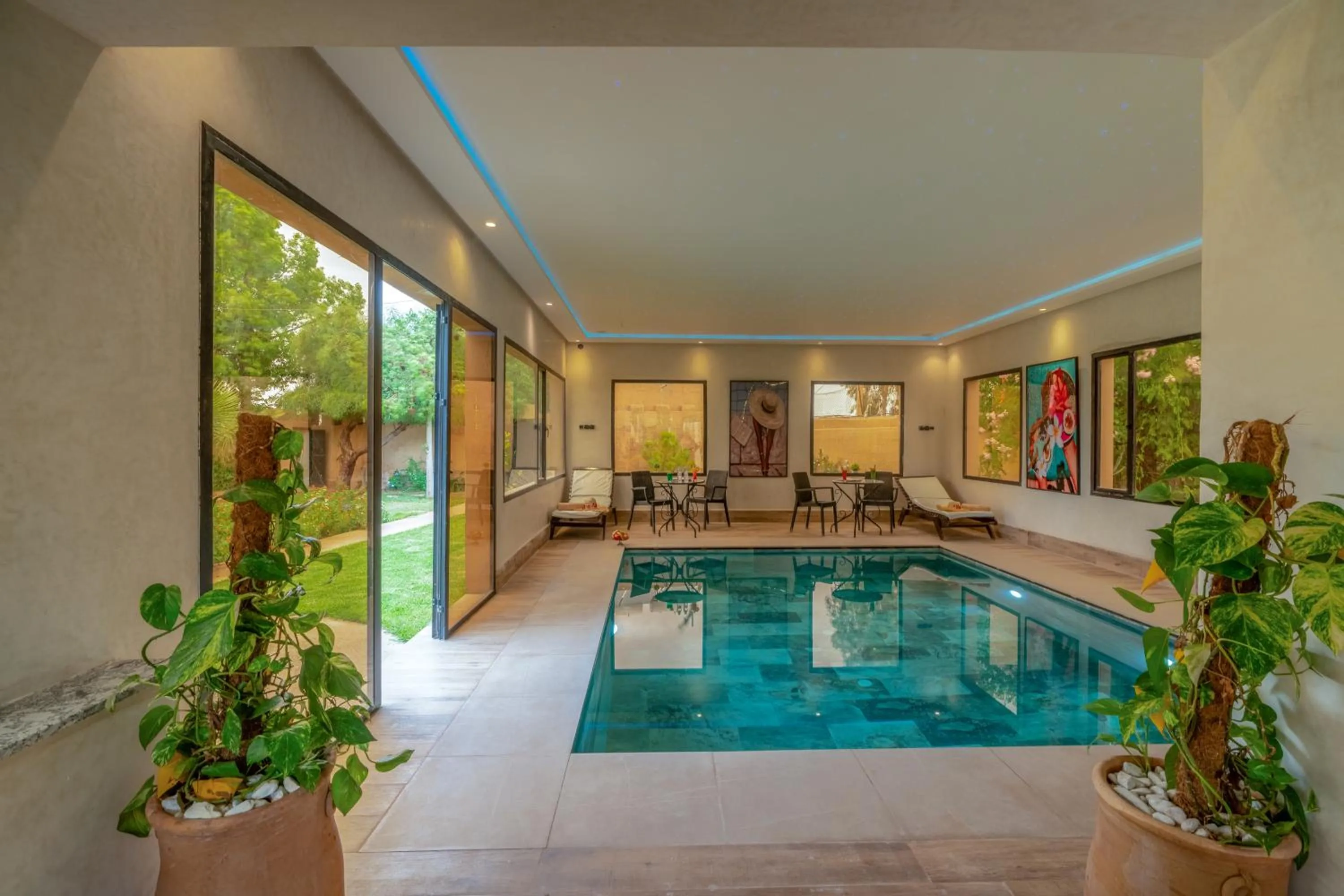 Pool view in Taj Atlas Wellness Boutique Hôtel & Spa