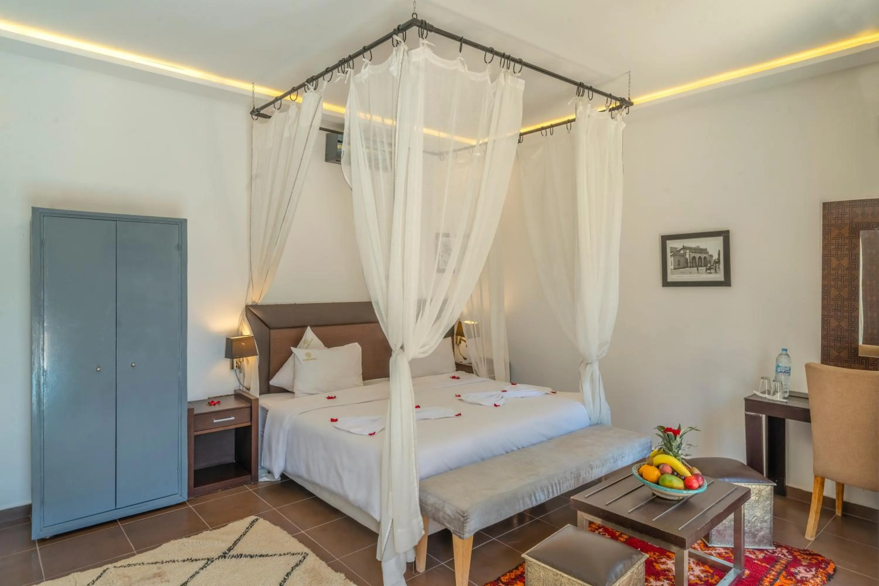 Bed in Taj Atlas Wellness Boutique Hôtel & Spa