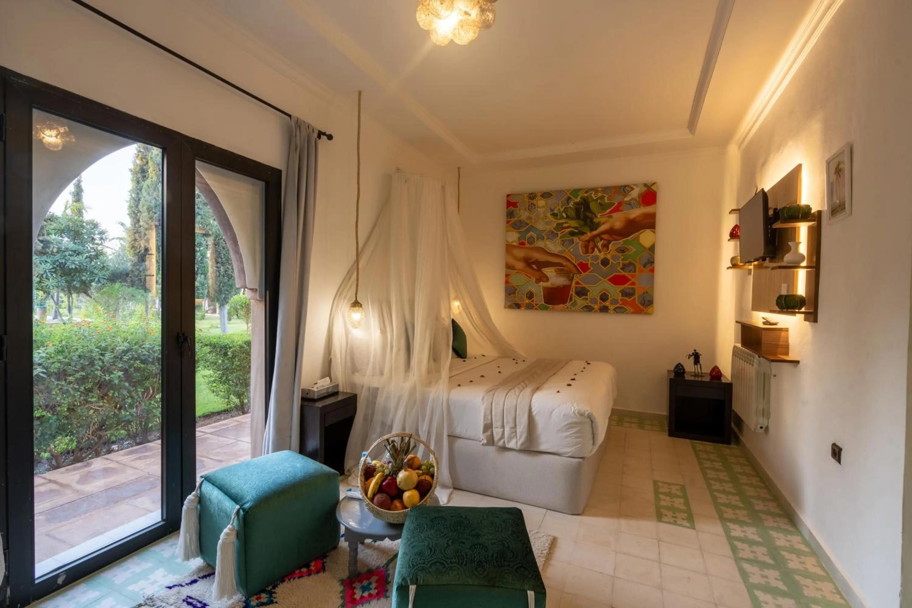 Garden view in Taj Atlas Wellness Boutique Hôtel & Spa