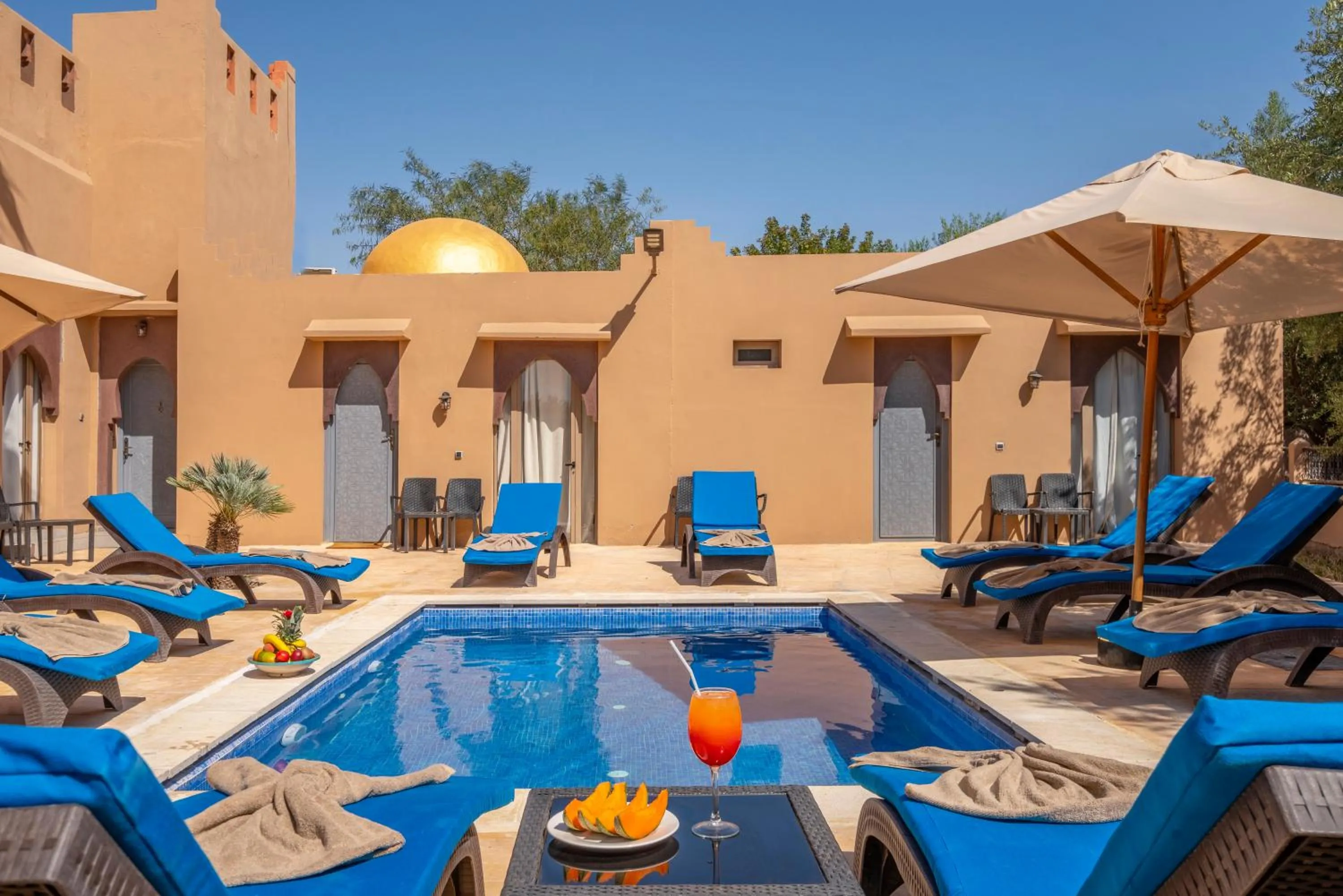 Pool view in Taj Atlas Wellness Boutique Hôtel & Spa