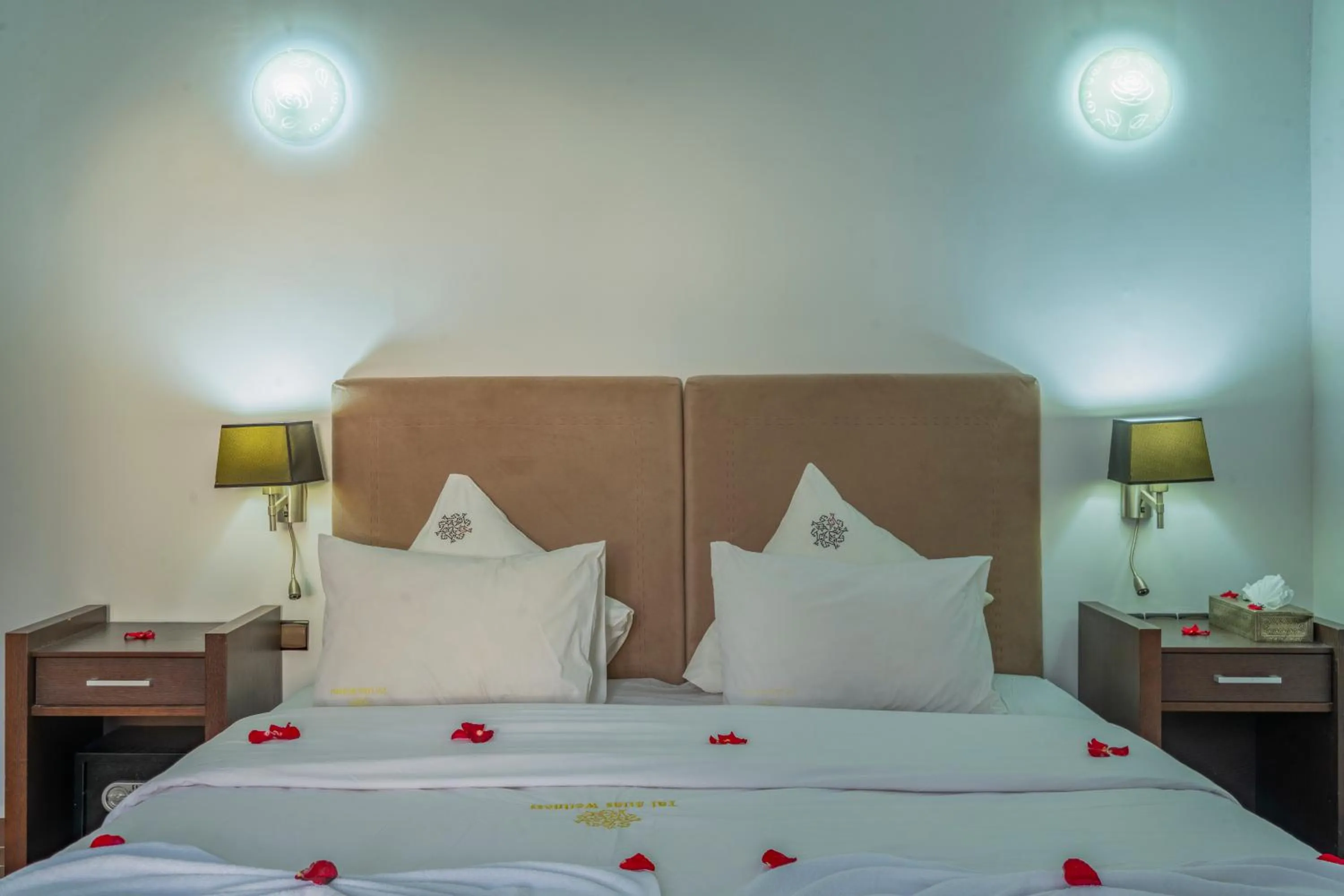 Bed in Taj Atlas Wellness Boutique Hôtel & Spa