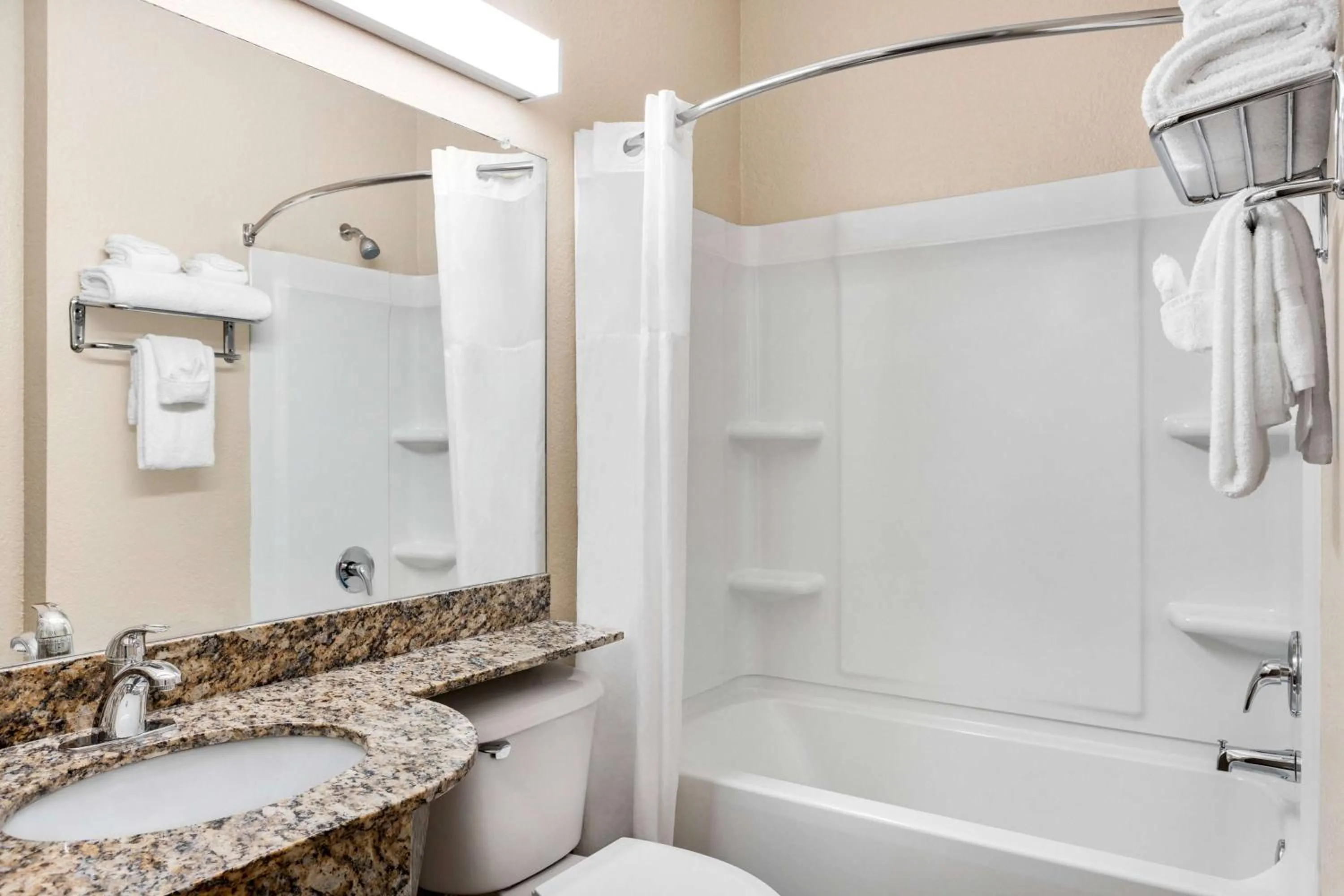 TV and multimedia in Microtel Inn & Suites by Wyndham Woodstock/Atlanta North