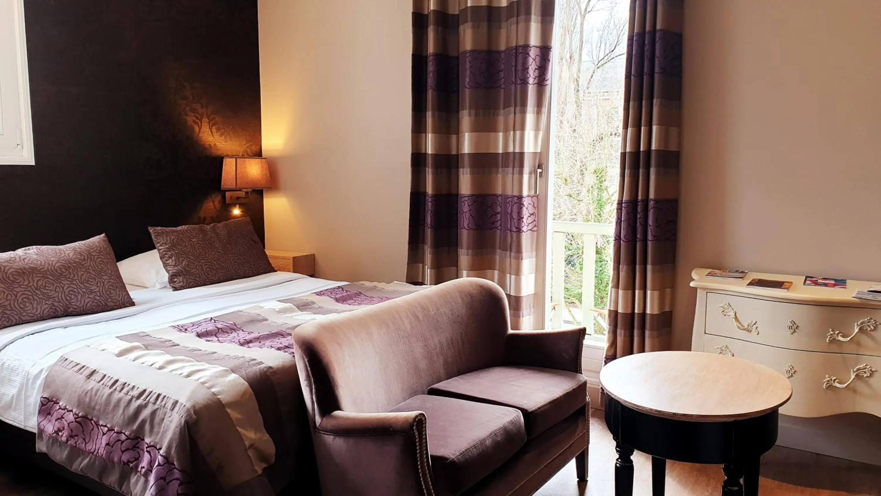 Bed in Villa Augeval Hôtel de charme & Spa