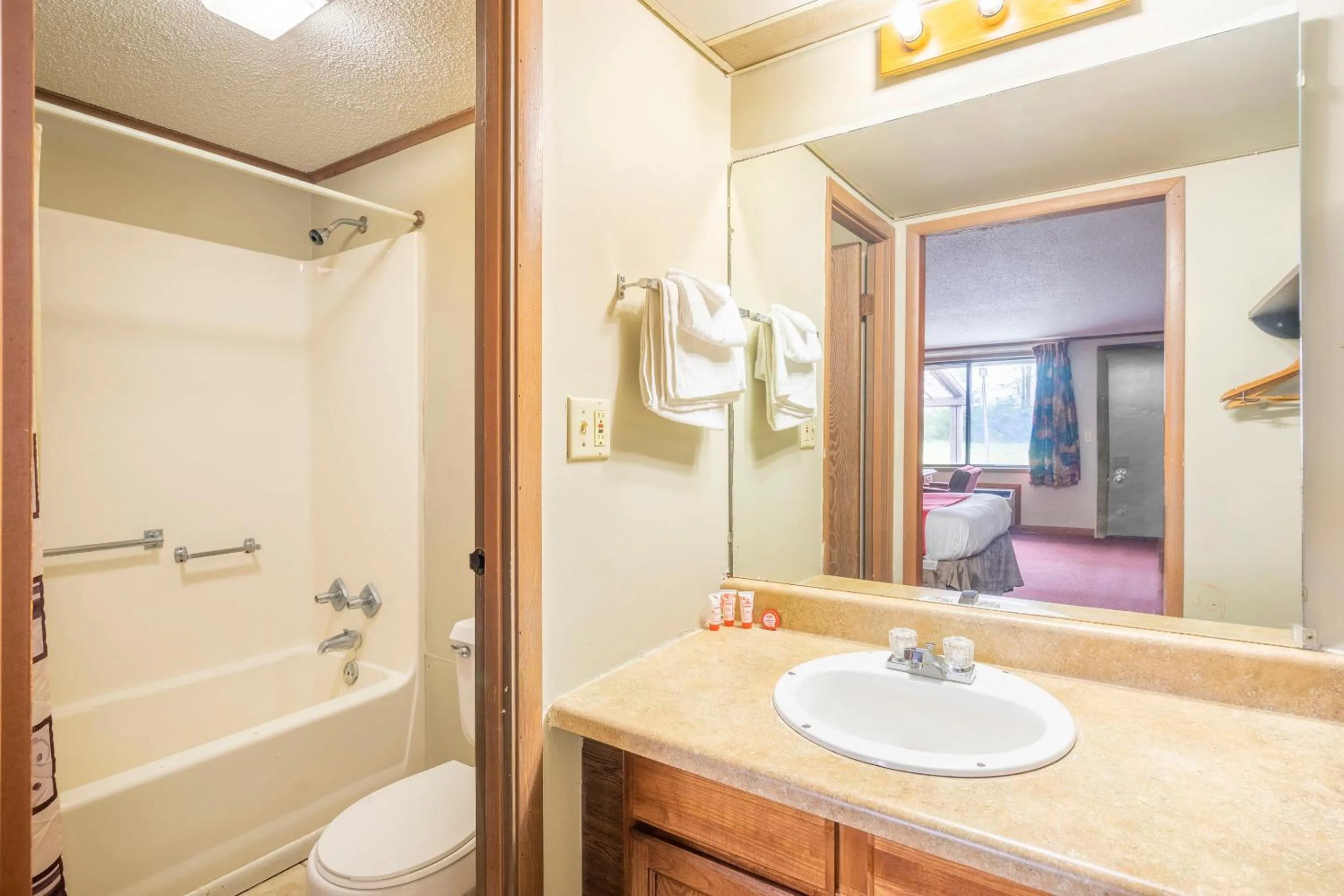 Bathroom in OYO Hotel Daleville AL Hwy 84