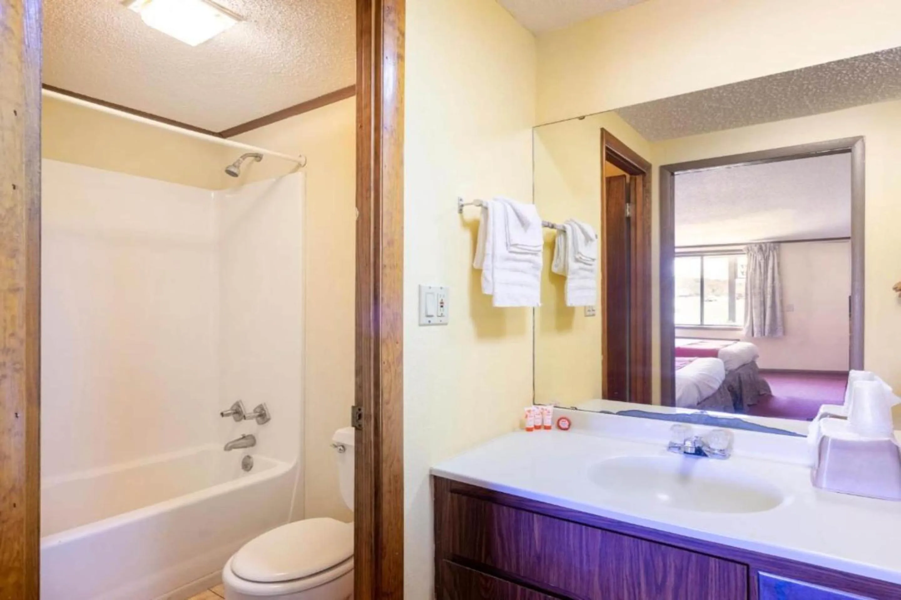 Bathroom in OYO Hotel Daleville AL Hwy 84