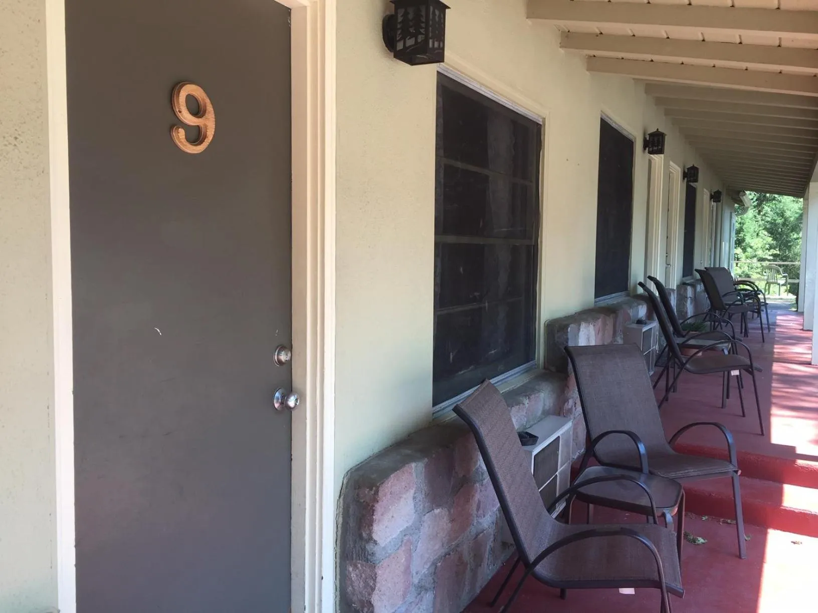 Seating area in Dunsmuir Lodge