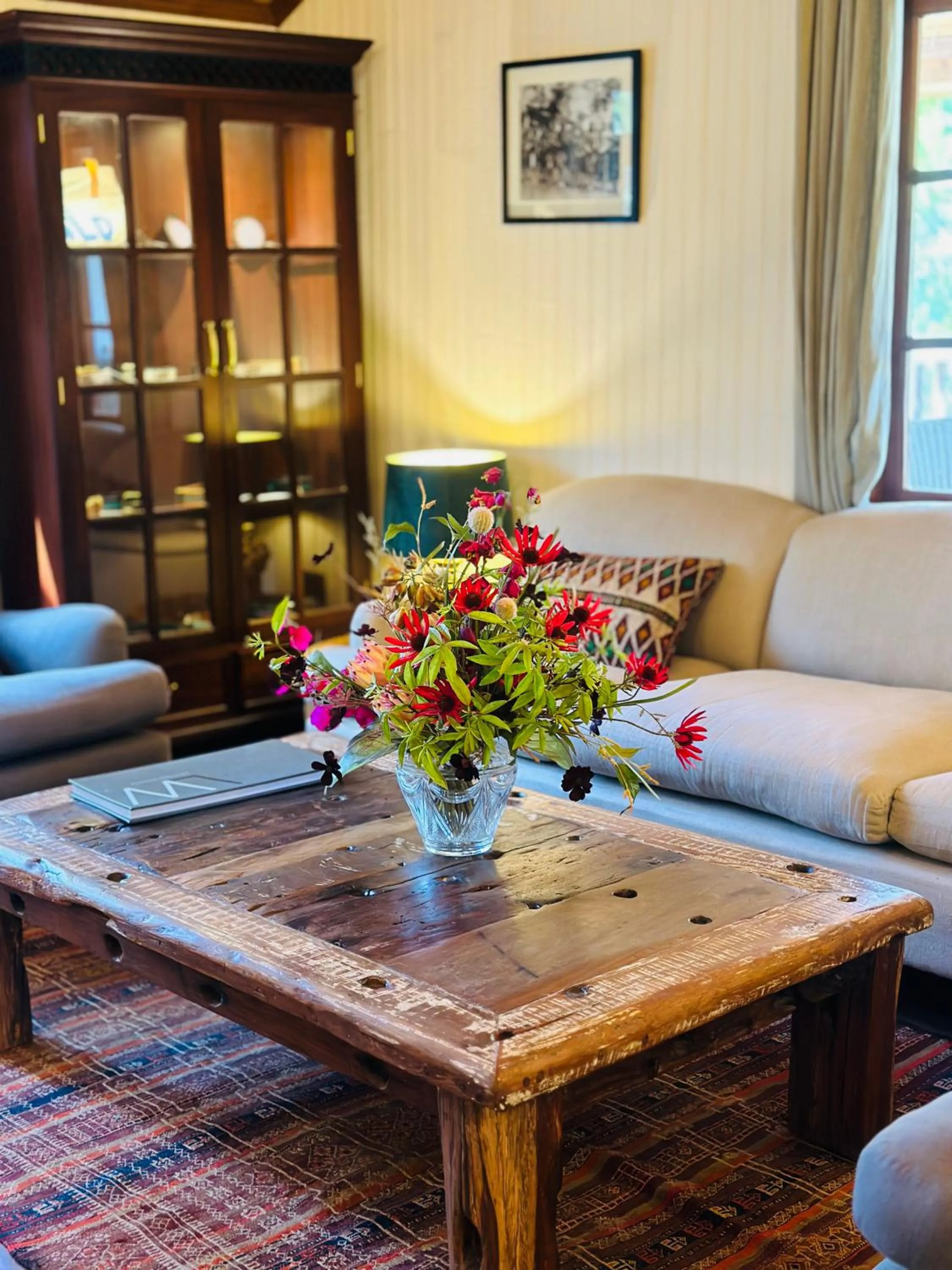 Seating area in Karen Blixen Coffee Garden & Cottages