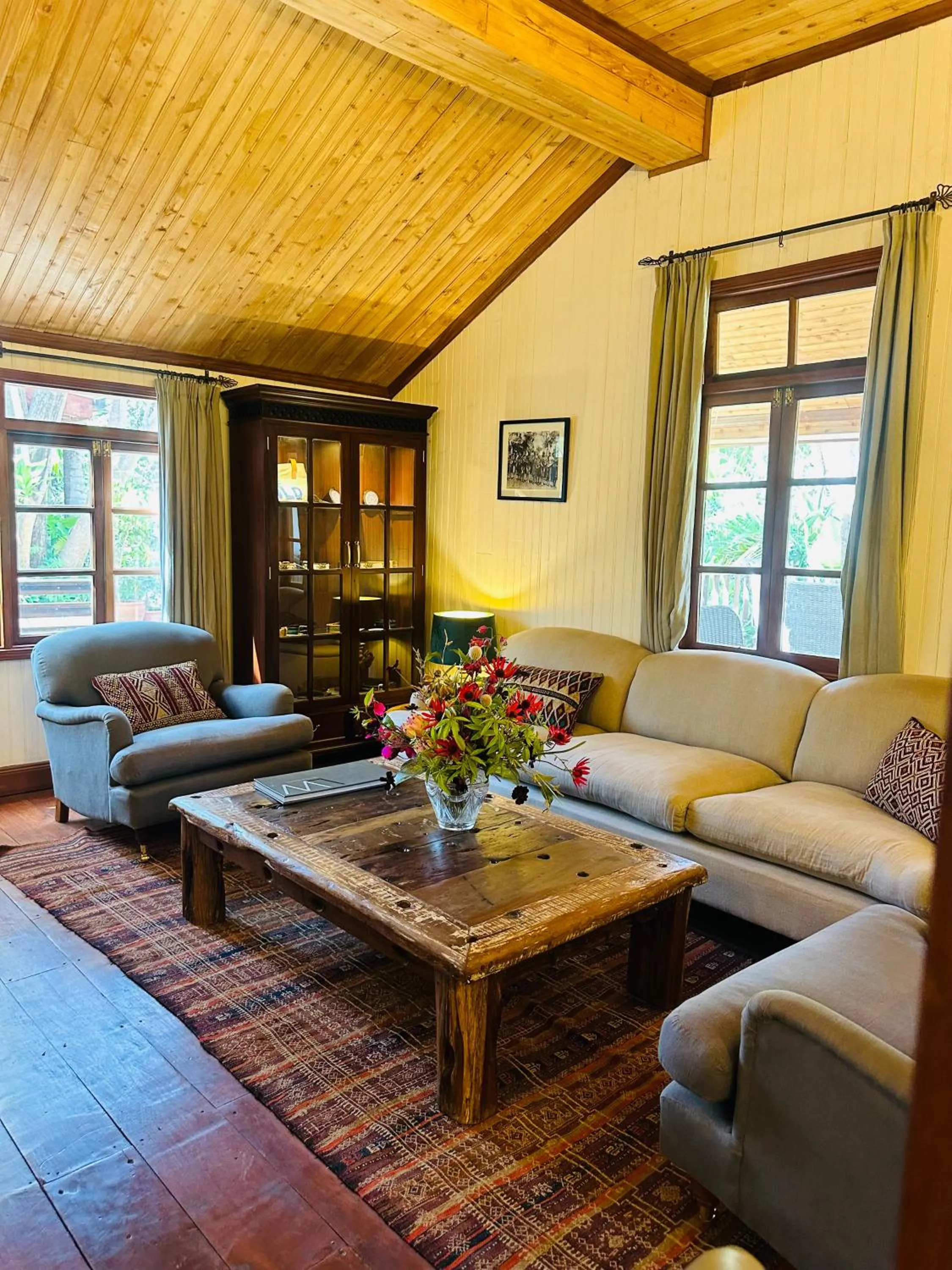 Seating area in Karen Blixen Coffee Garden & Cottages