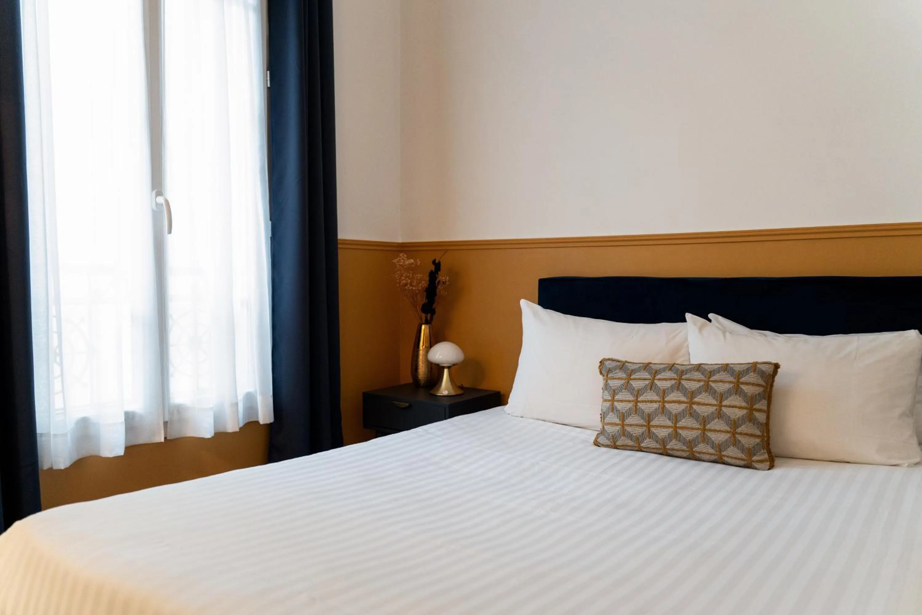 Bed in Hotel Boileau