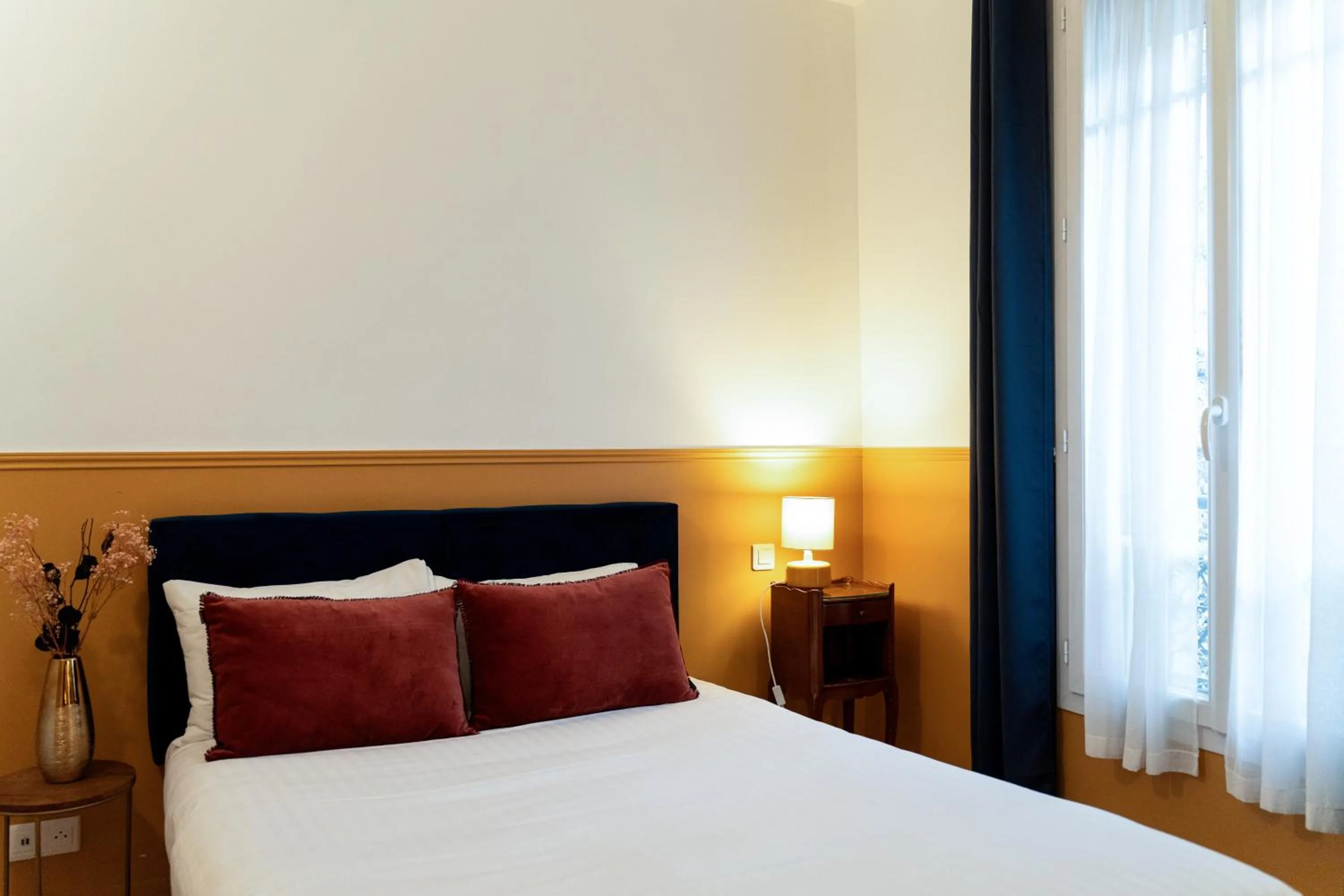 Bed in Hotel Boileau