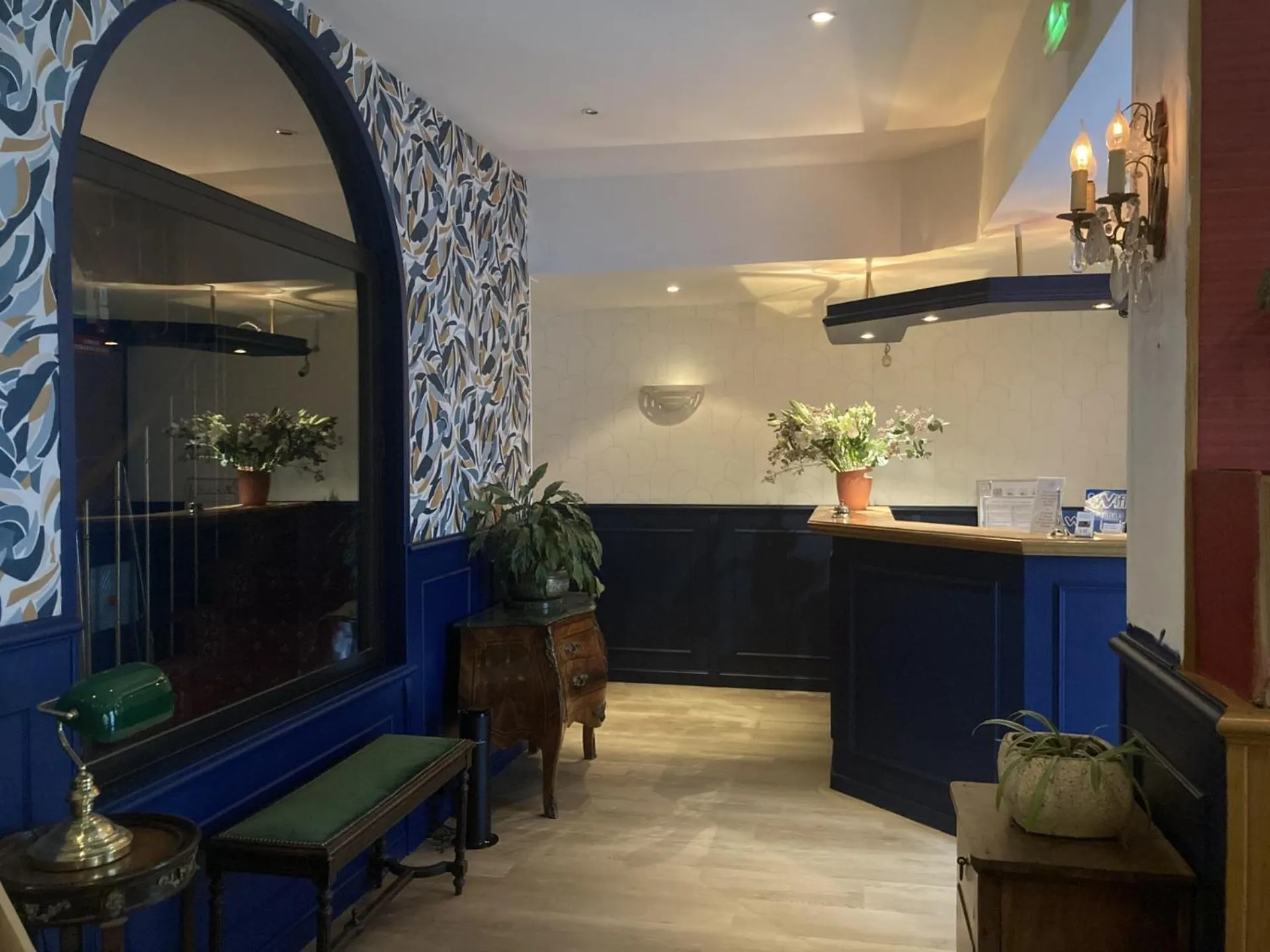 Lobby or reception in Hotel Boileau
