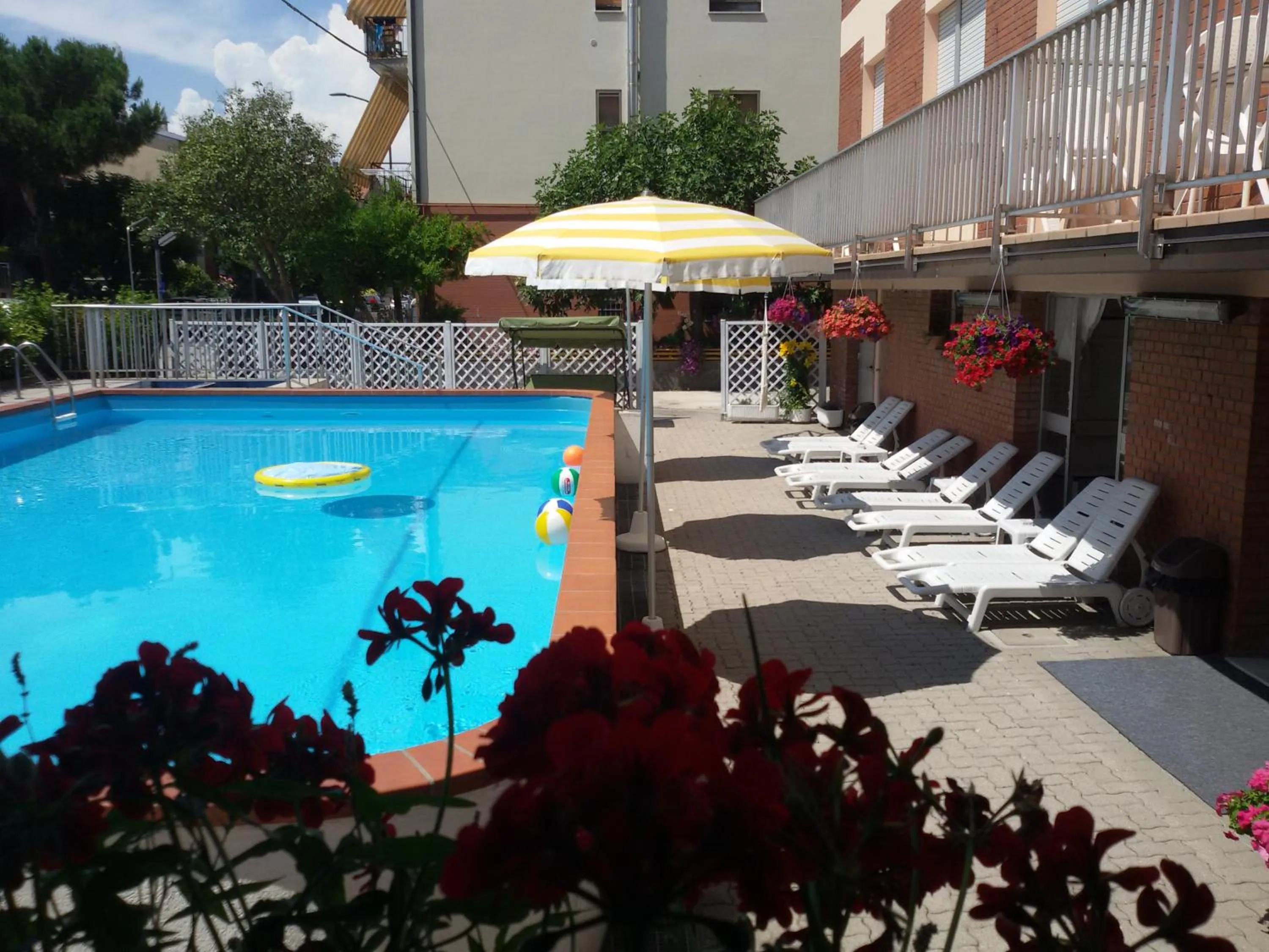Pool view in HOTEL OTELLO
