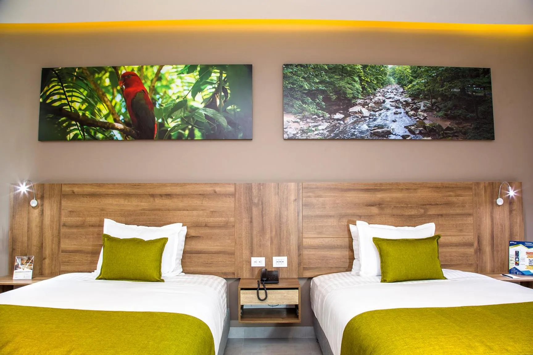 Bed in Hotel Pance 122 Wellness Spa