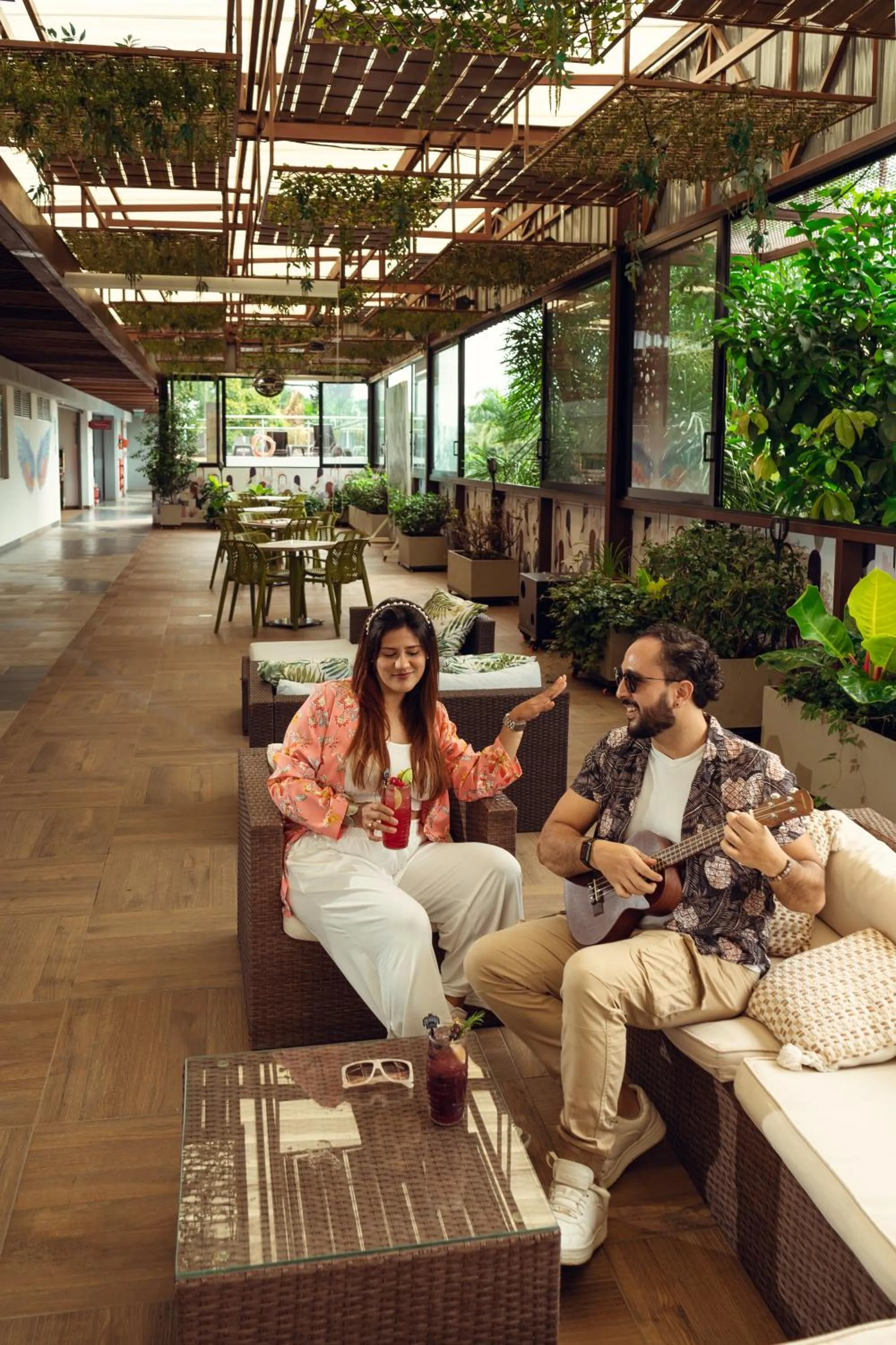 Balcony/Terrace in Hotel Pance 122 Wellness Spa