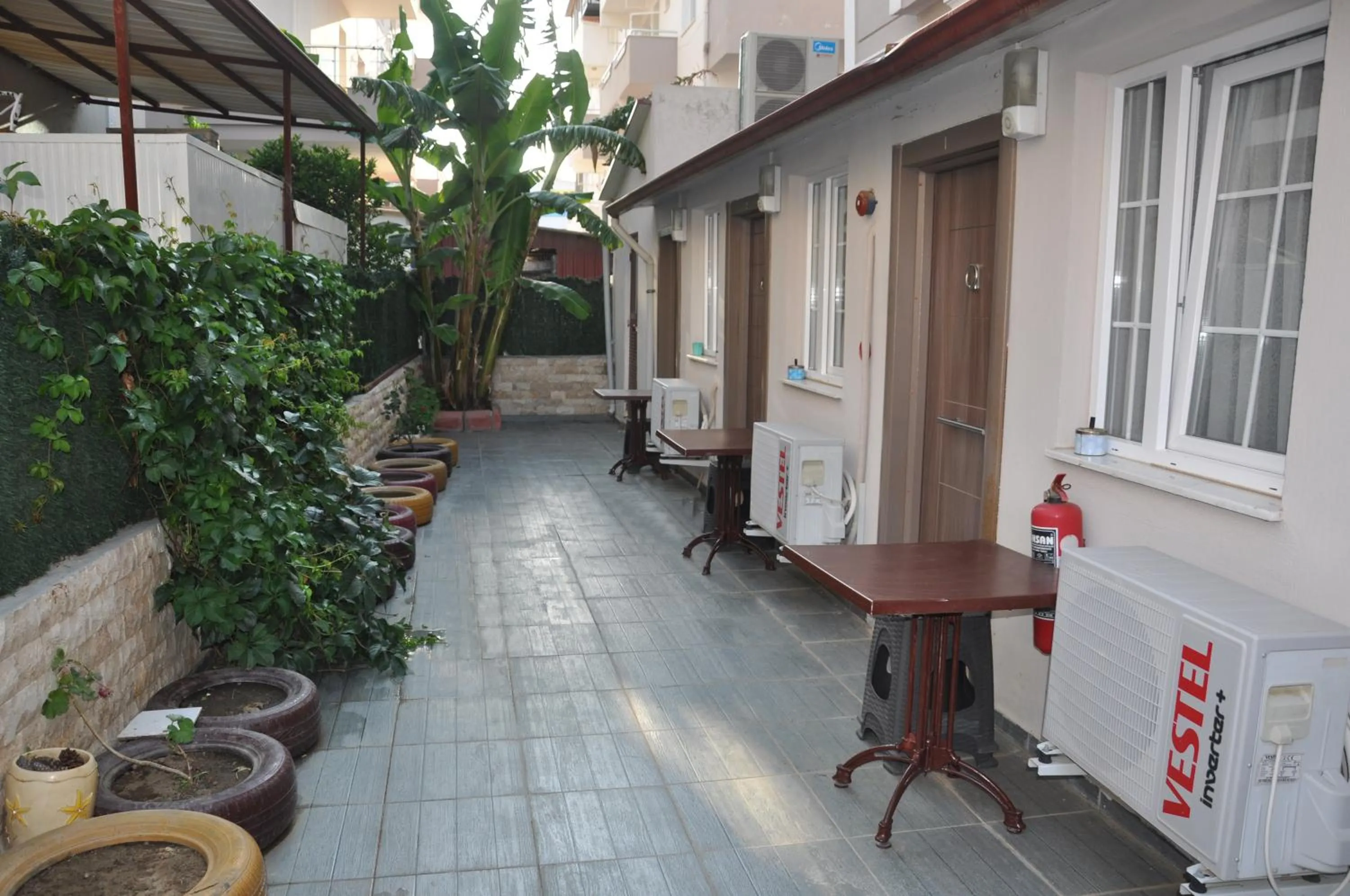 Patio in Neoss Boutique Hotel