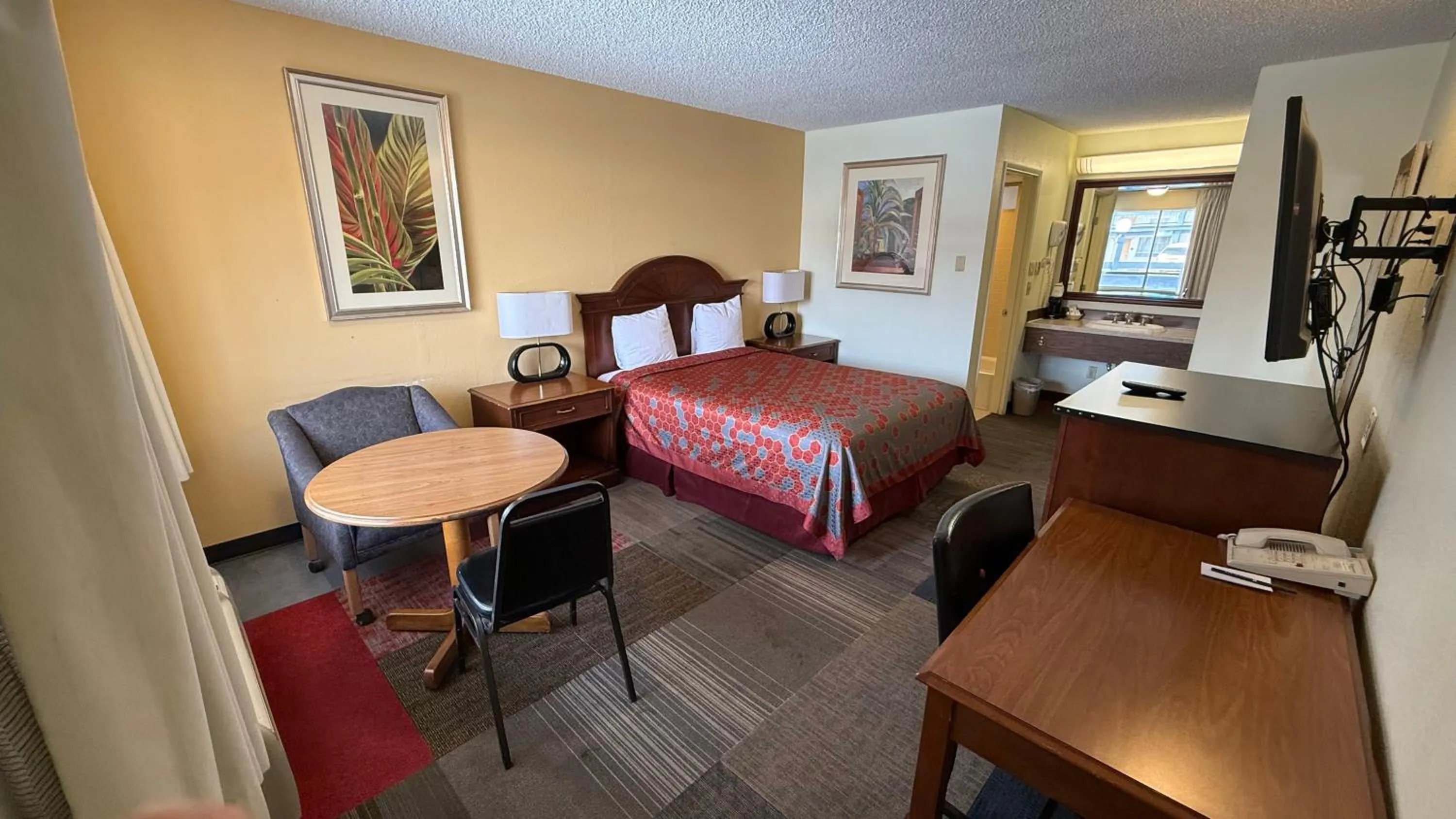 Bed in Thunderbird Motel