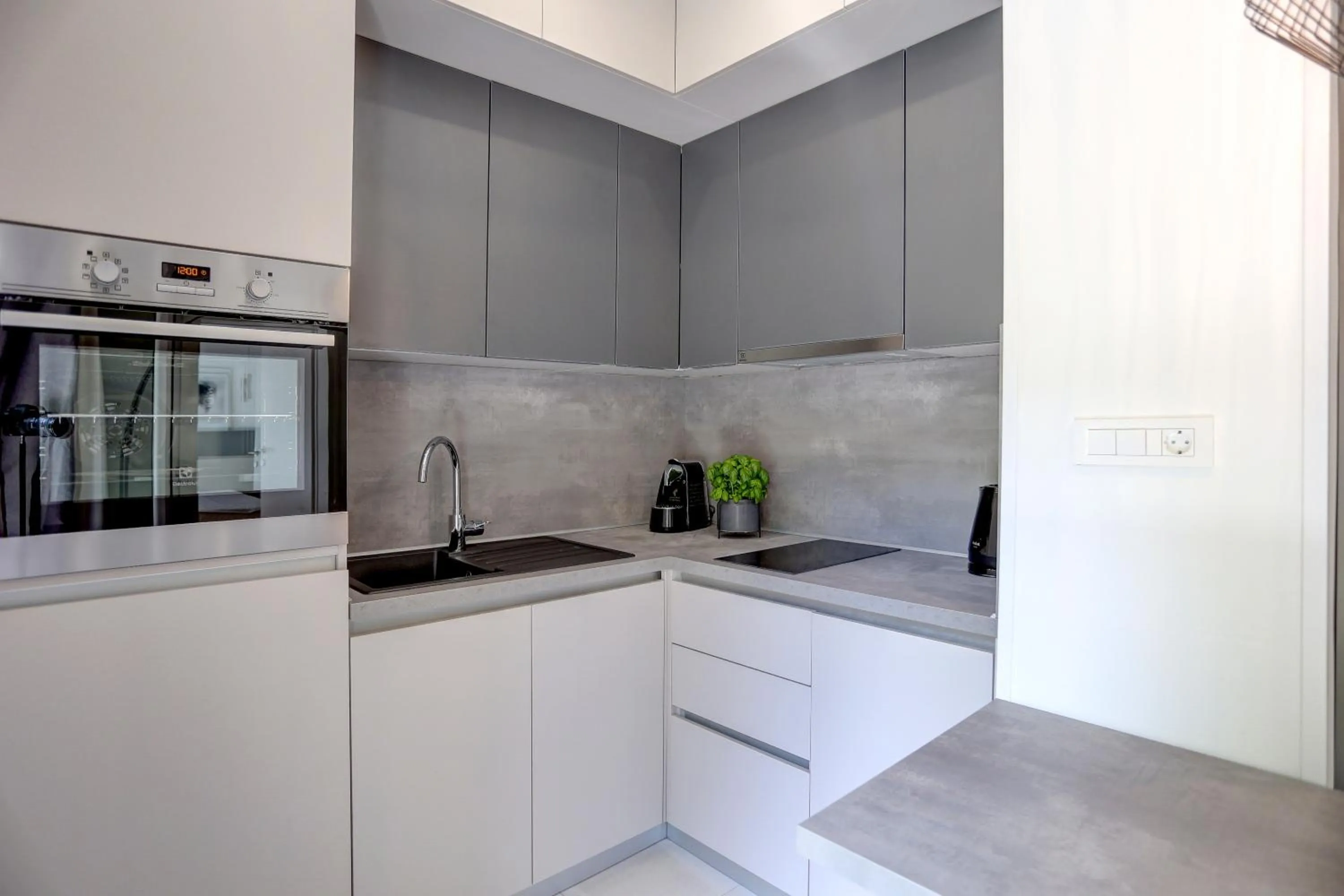 Kitchen or kitchenette in Apartments HUGO 2