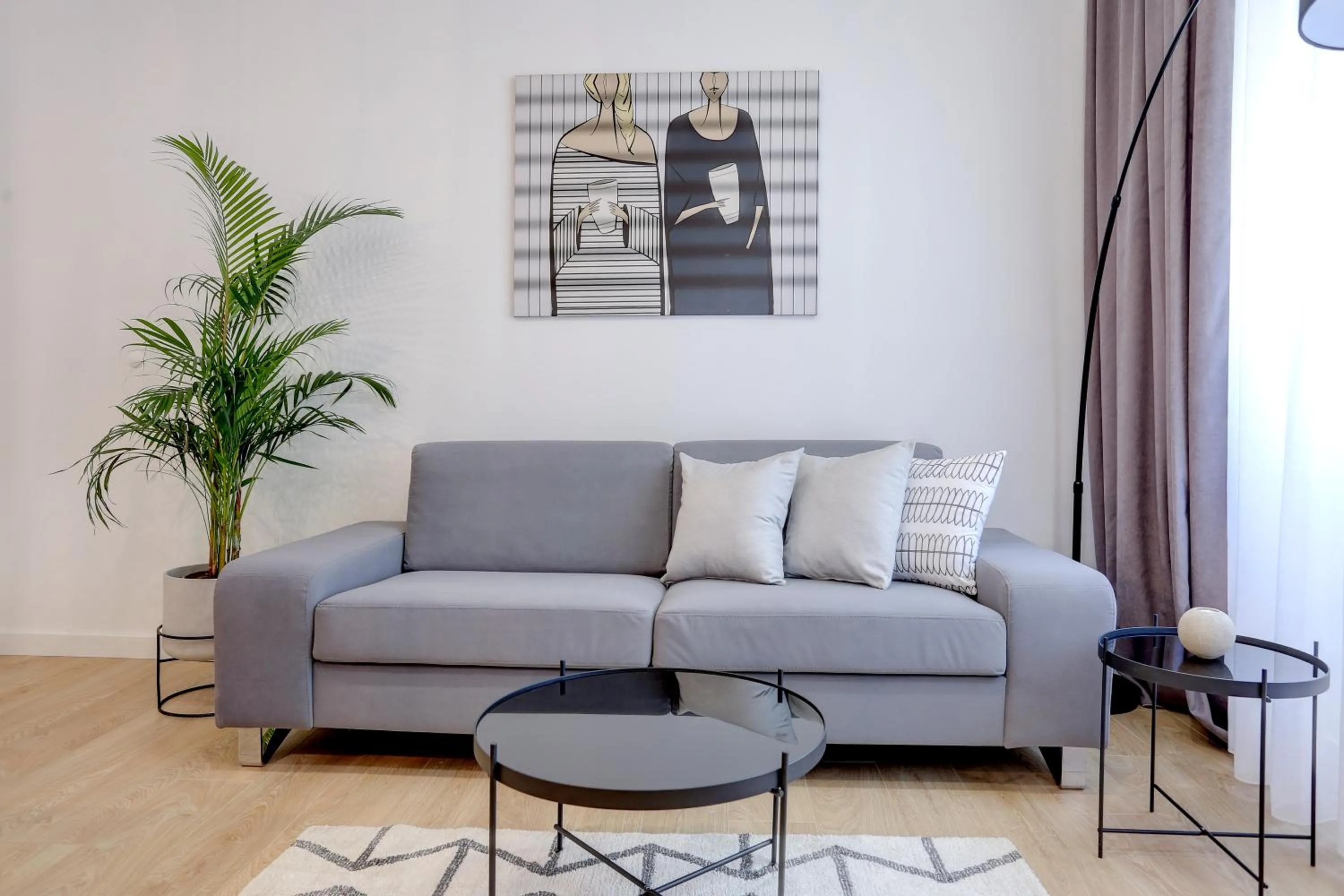 Living room in Apartments HUGO 2