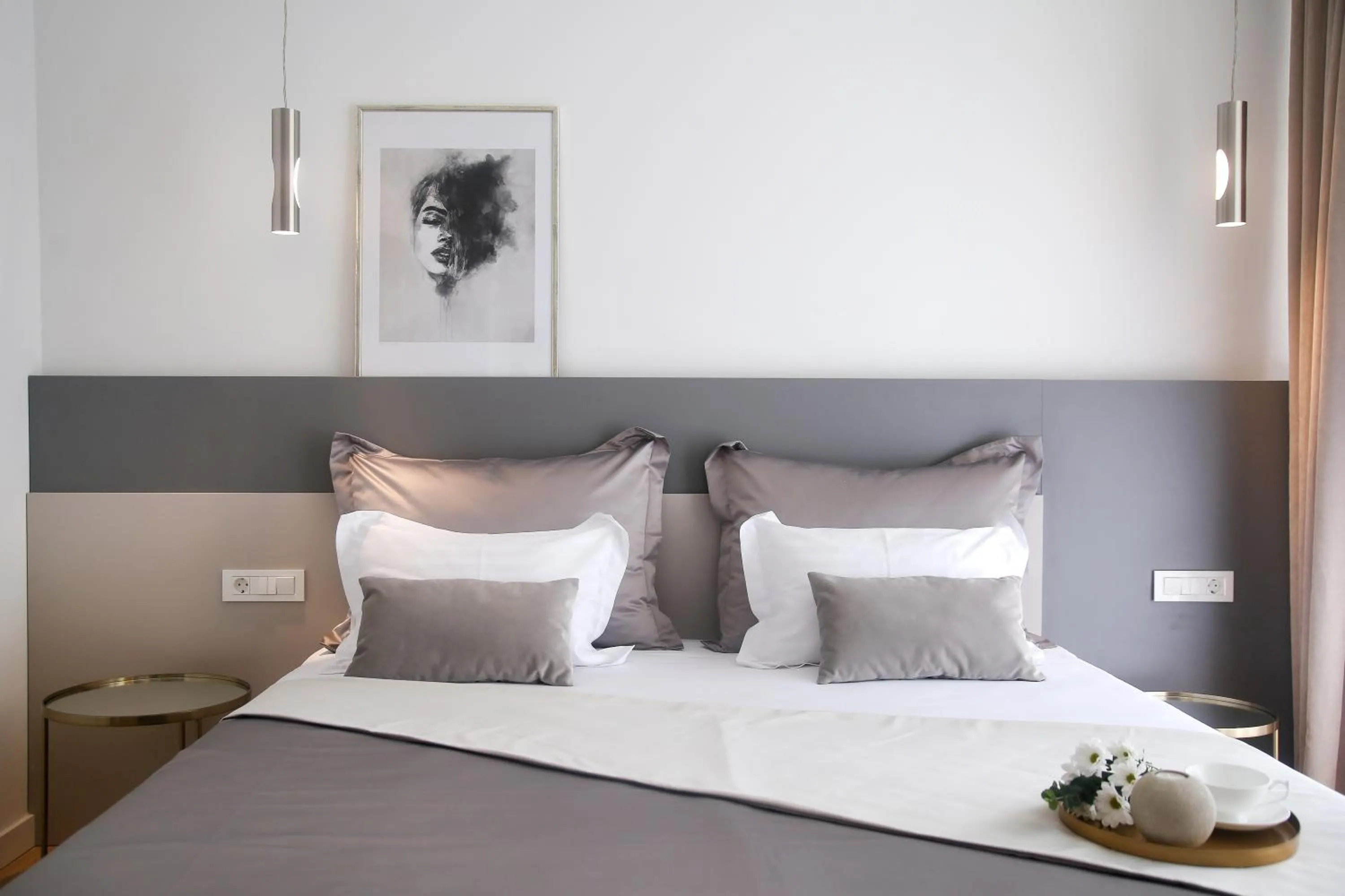 Bedroom, Bed in Apartments HUGO 2