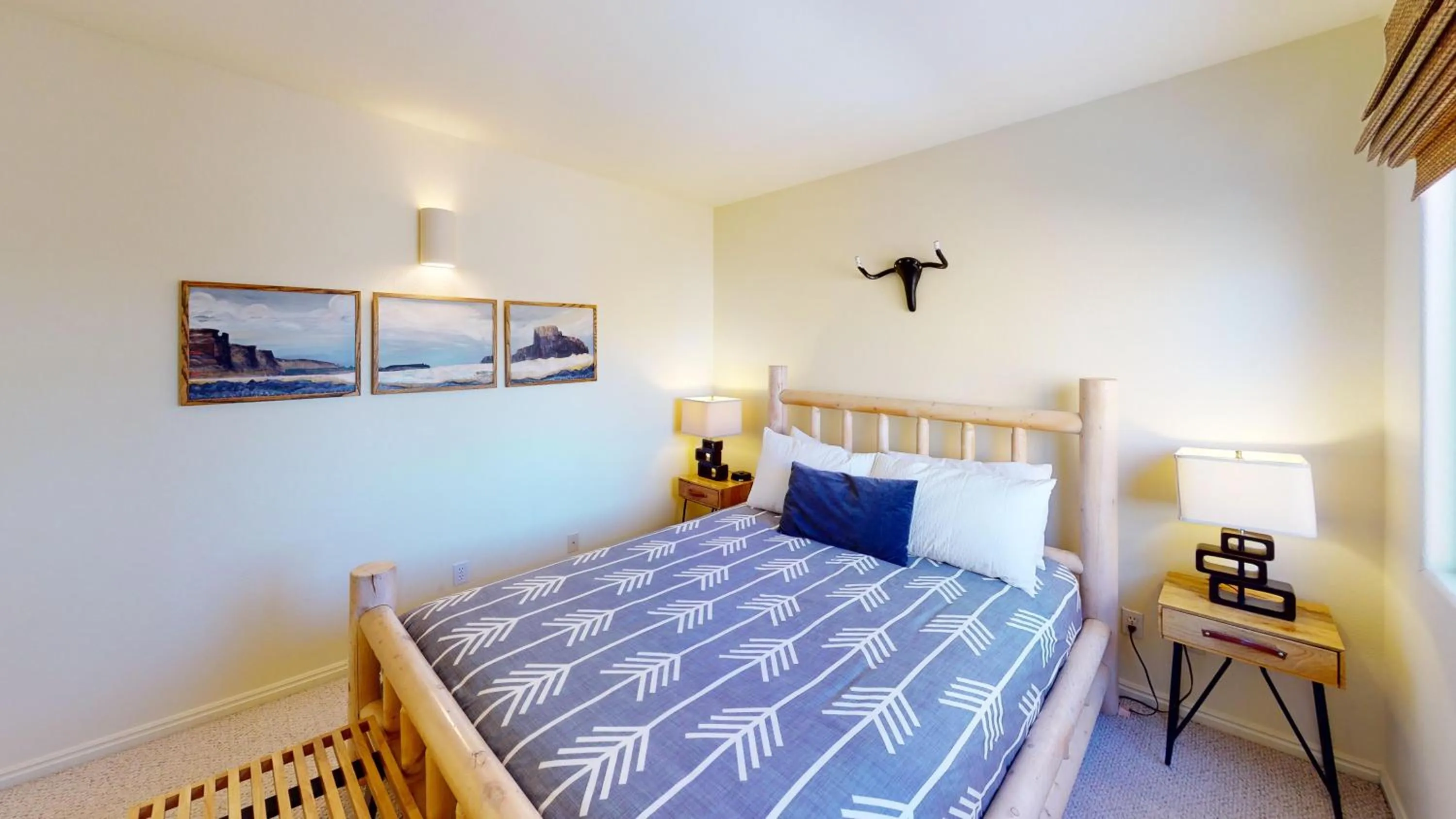 Bed in Steel Bender Retreat #3293