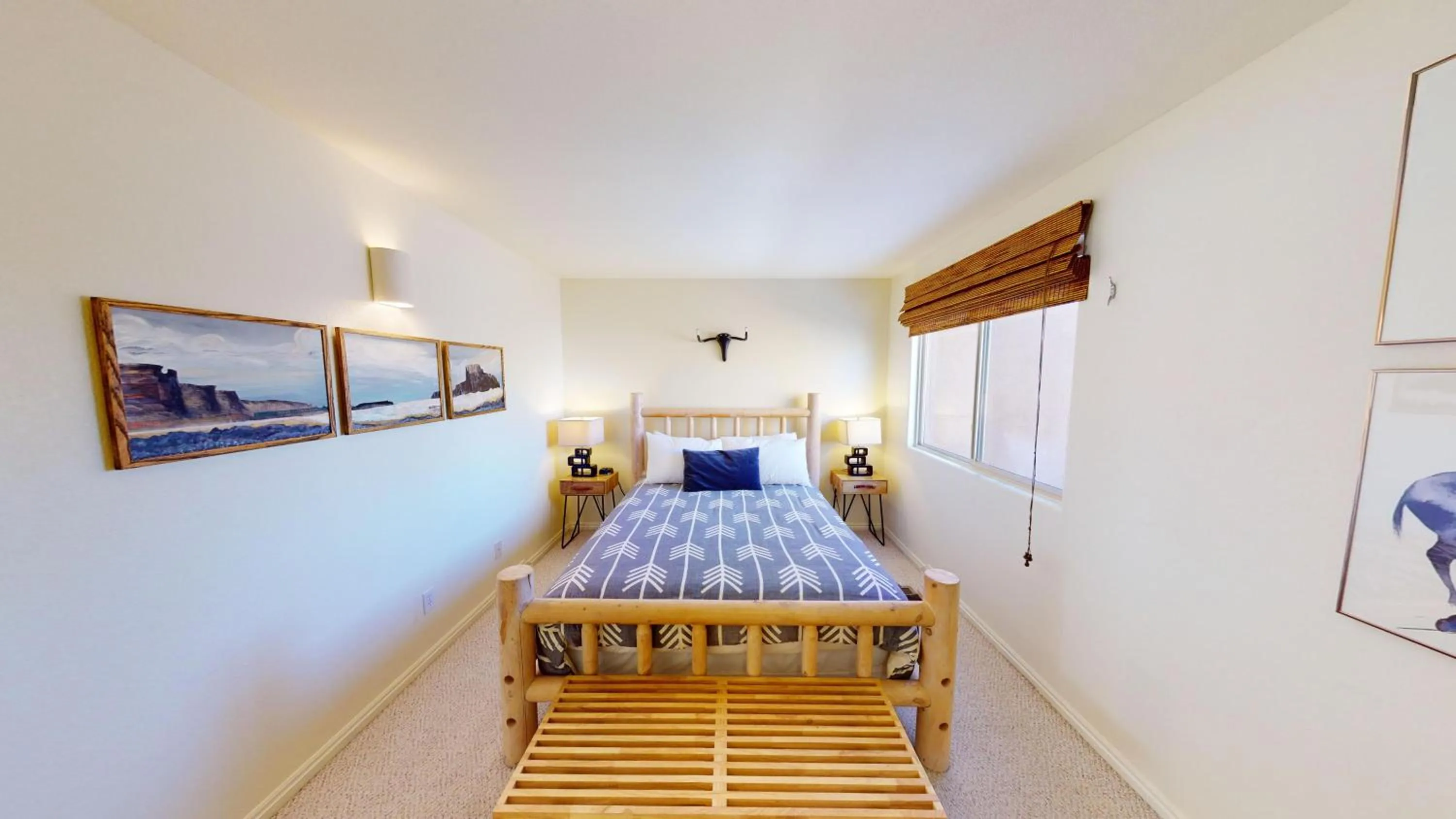 Bed in Steel Bender Retreat #3293